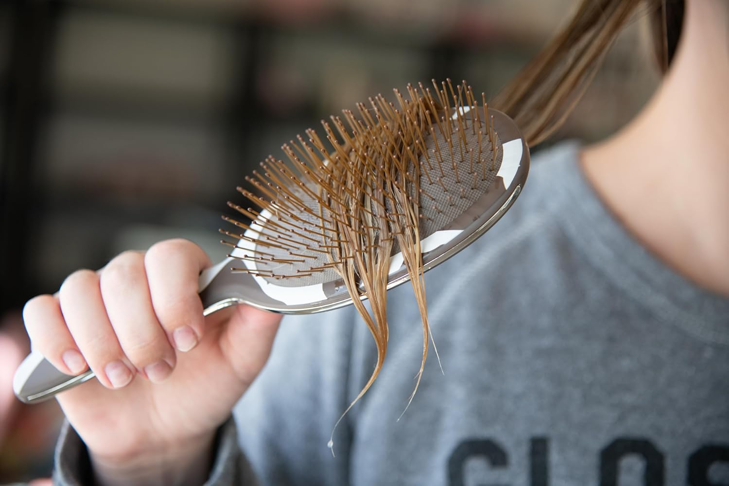 FRAMAR Cow Print Detangling Hair Brush for Women Girls Reduces Frizz - Image 7