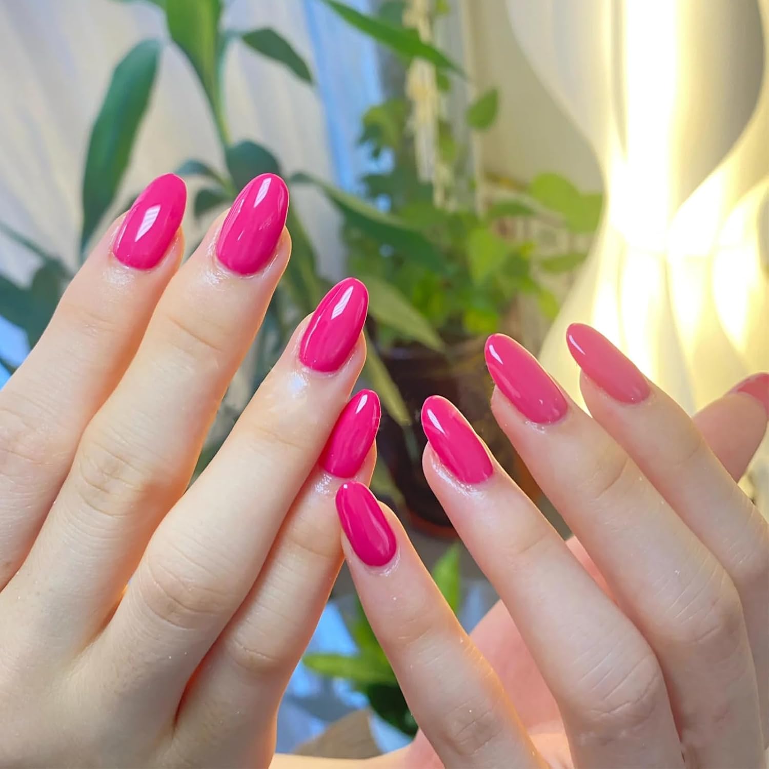 COSMOO 15ml Neon Pink Quick Dry Chip-Resistant Vegan Nail Polish Lacquer - Image 8