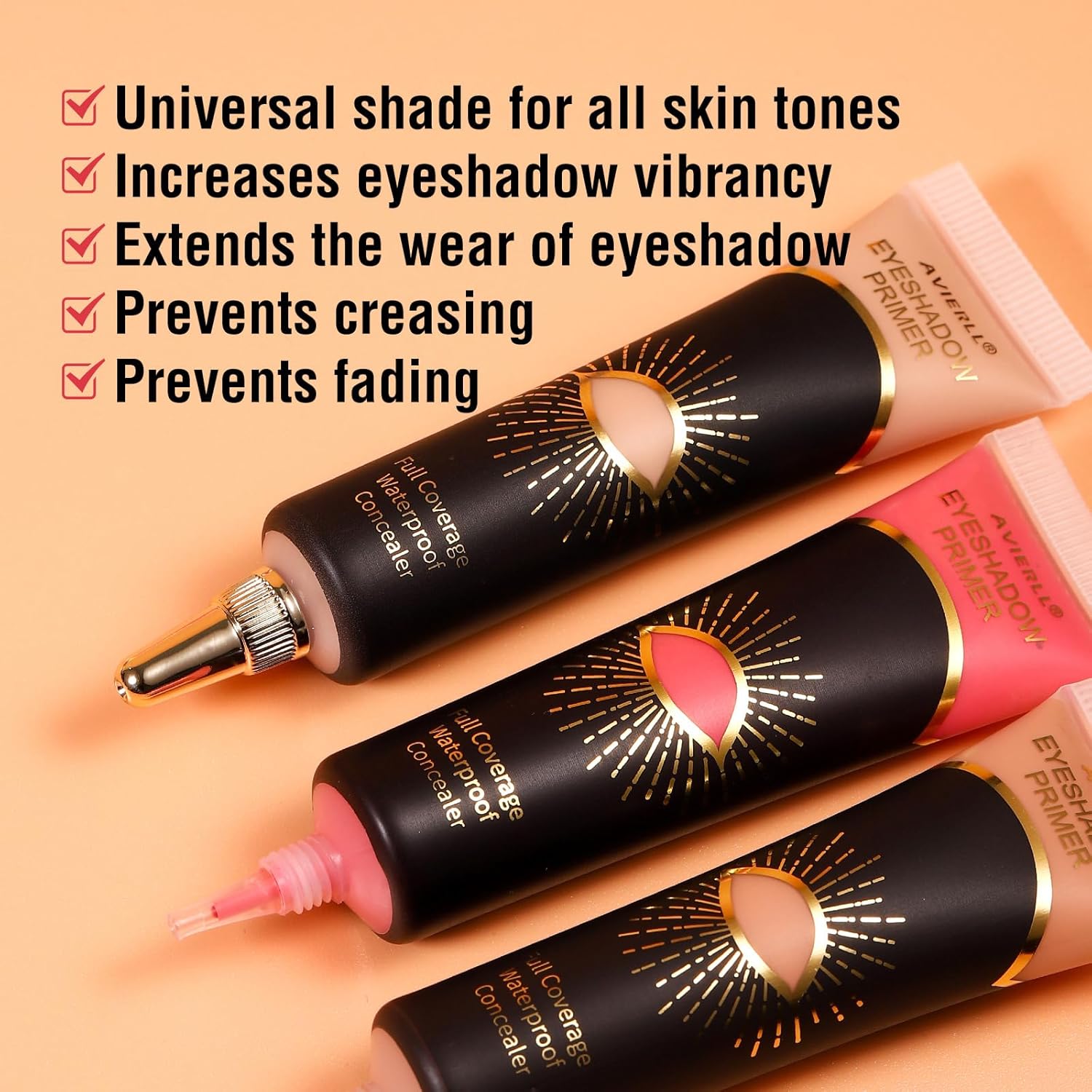 6 Piece Liquid Glitter Eyeshadow Set with Primer and Highlighters Shimmer Makeup - Image 7