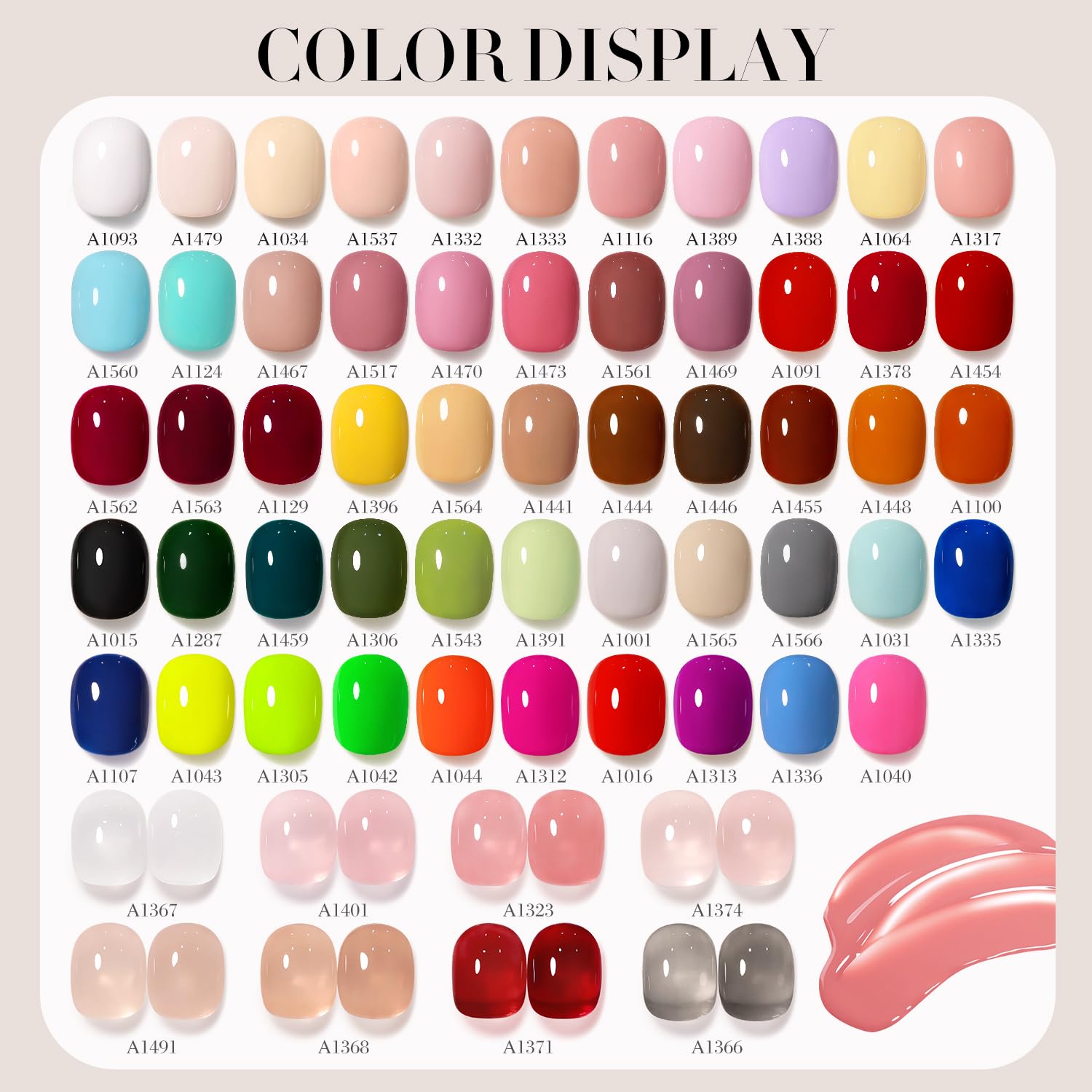 Double Rhythm 0.50 OZ Neon Green Hema-Free Gel Nail Polish 15 ML - Image 9
