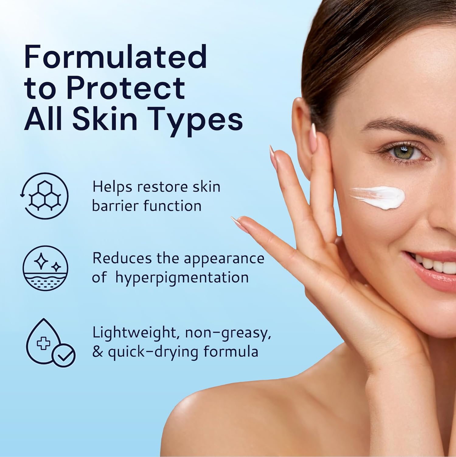 Roskin Invisible Mineral Face Sunscreen SPF 33 Non Nano Zinc Oxide 1.7 Oz Clear - Image 4