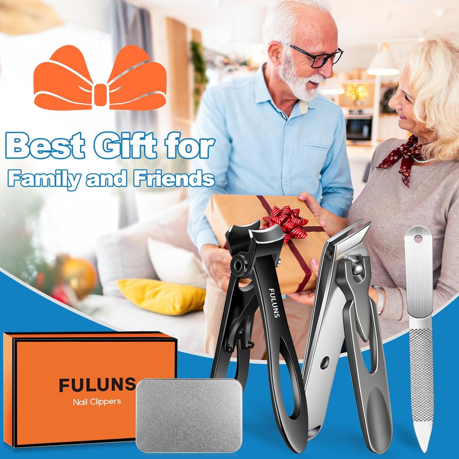 Extra-Wide Jaw Heavy Duty Toenail Clippers for Seniors Thick Nail Trimming - Image 7