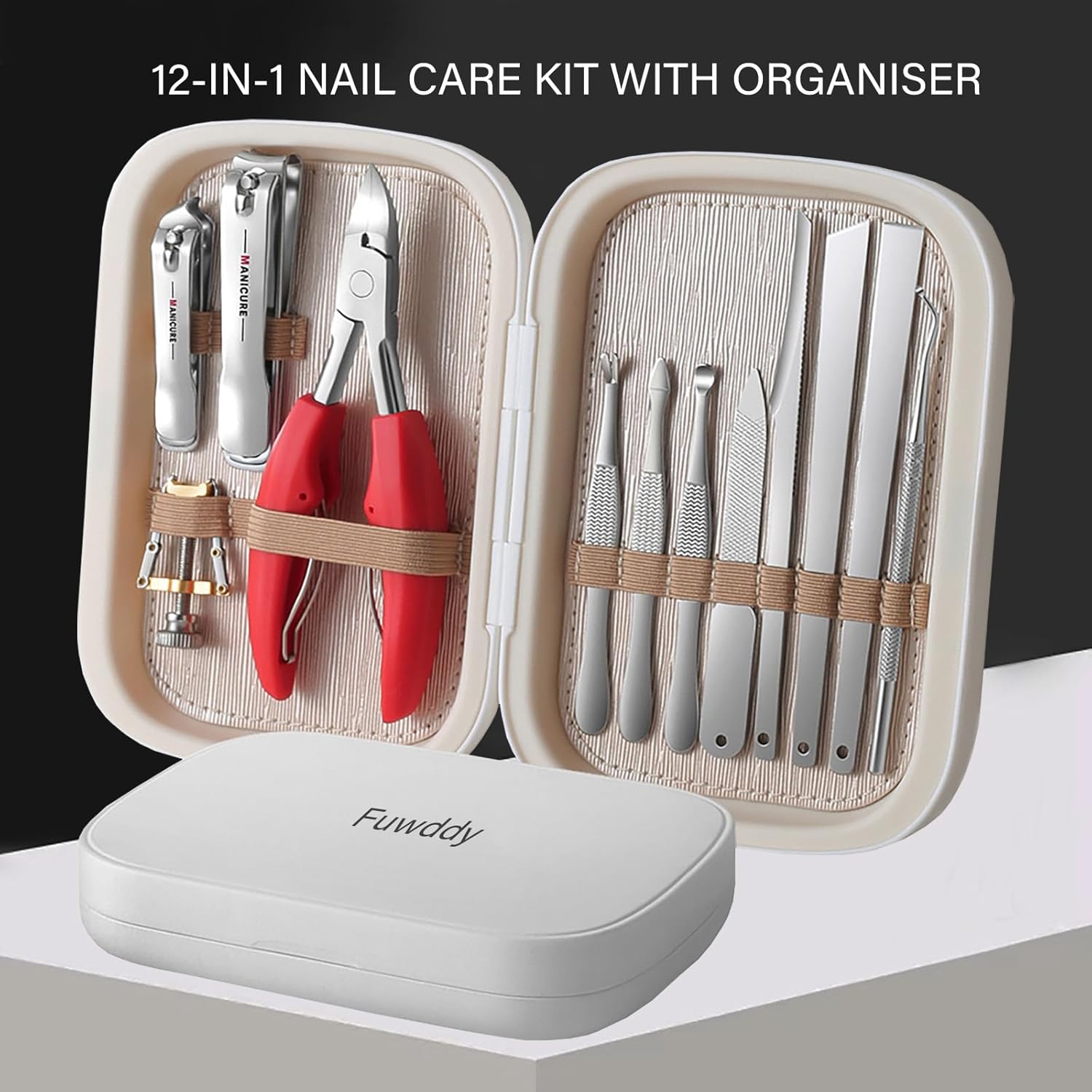 Professional Ingrown Toenail Clipper Kit with Pedicure Tools for Thick Nails and Callus Removal - Image 7