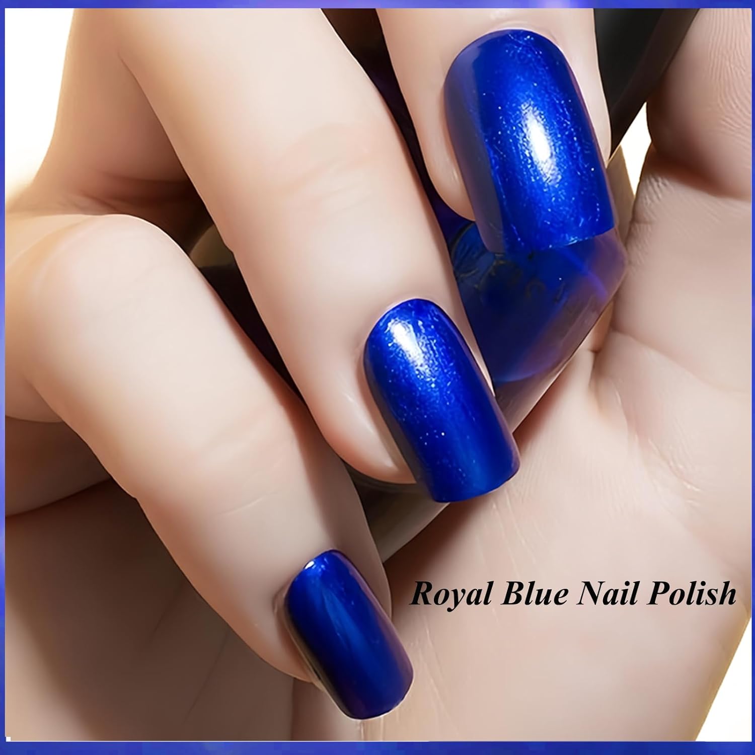 Pearl Blue Nail Polish 13ML - Quick Dry, Long Lasting, No UV - Image 5