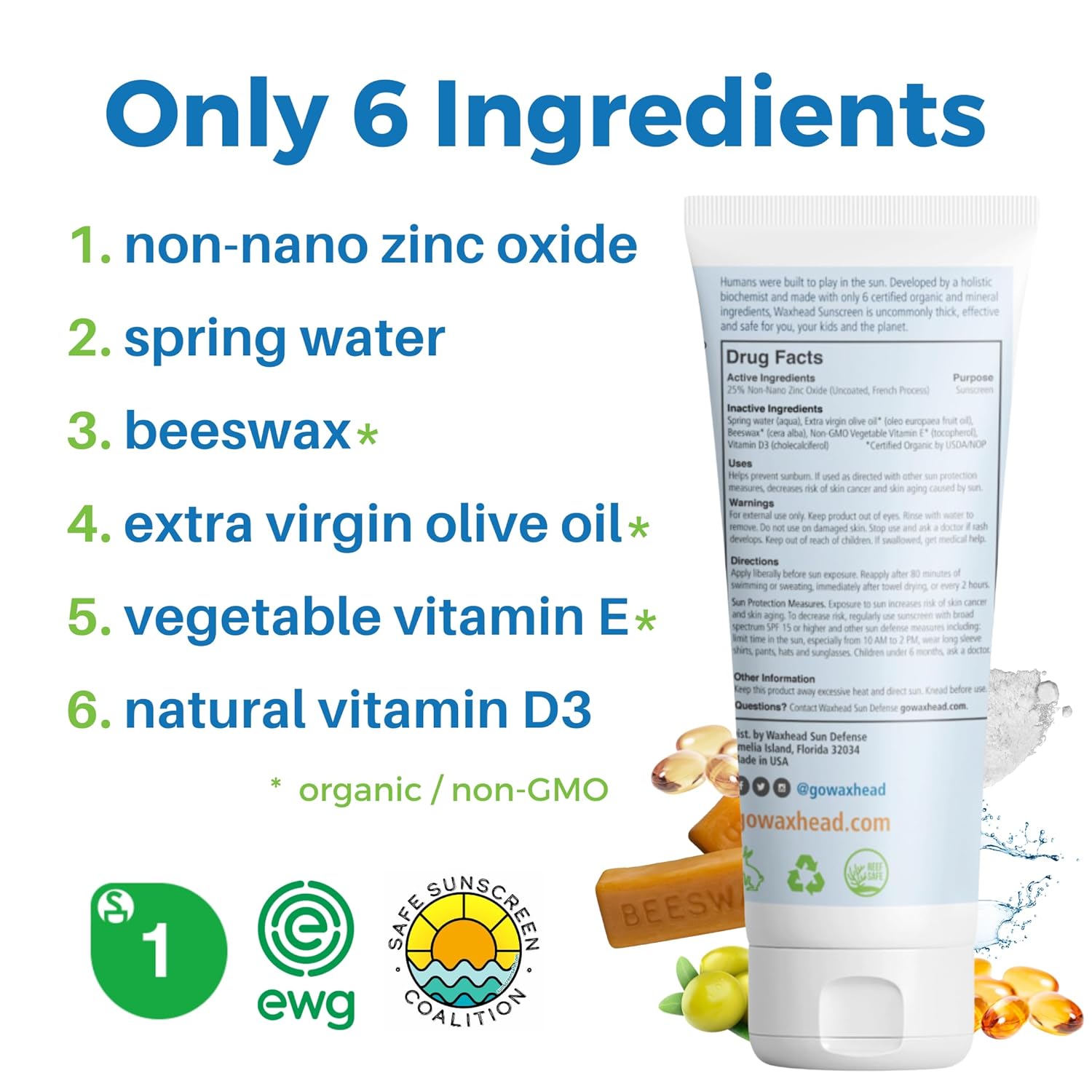 Waxhead Baby Sunscreen SPF 35 Non-nano Zinc Oxide Lotion 4 oz for Babies and Toddlers - Image 7