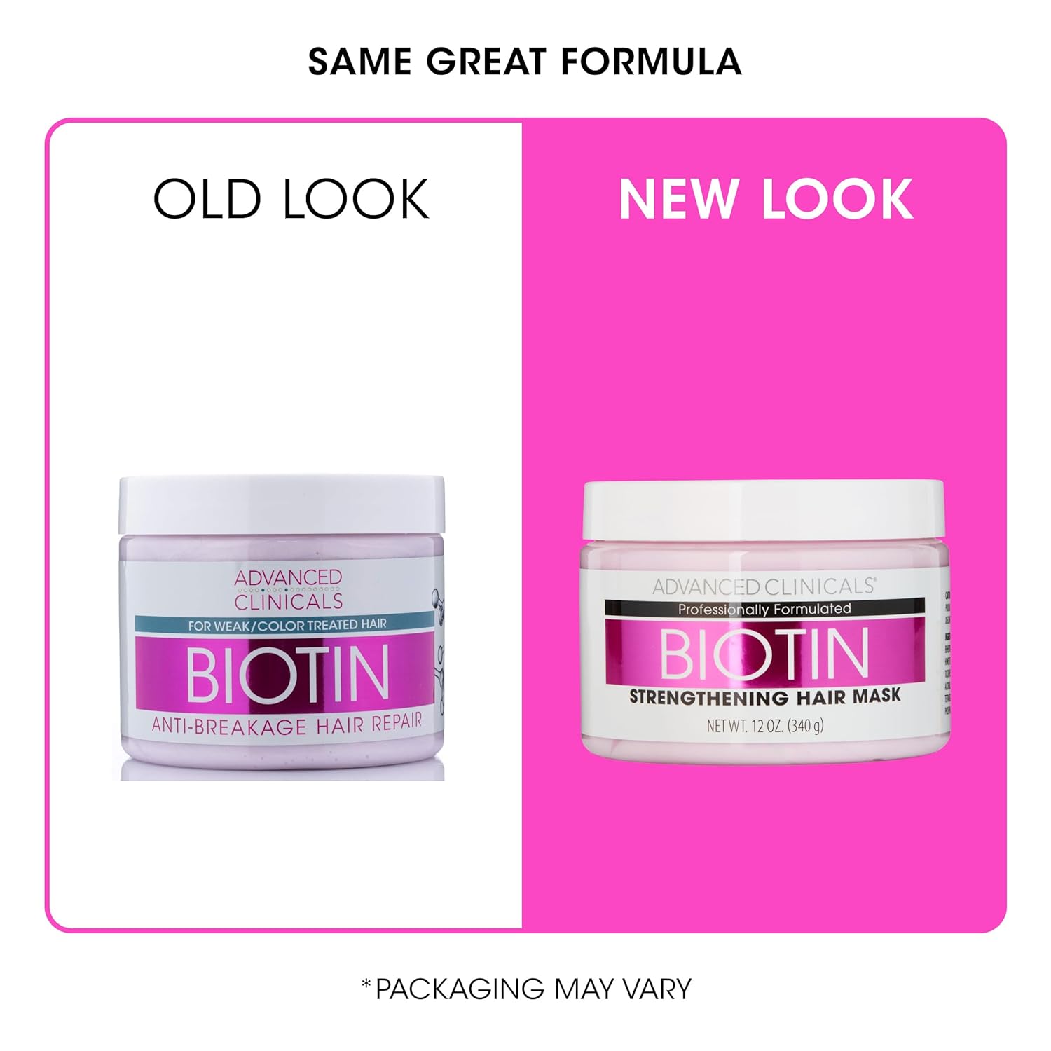 Advanced Clinicals Biotin Hair Treatment Mask 16 oz Strengthening for Color-Treated Hair - Image 2