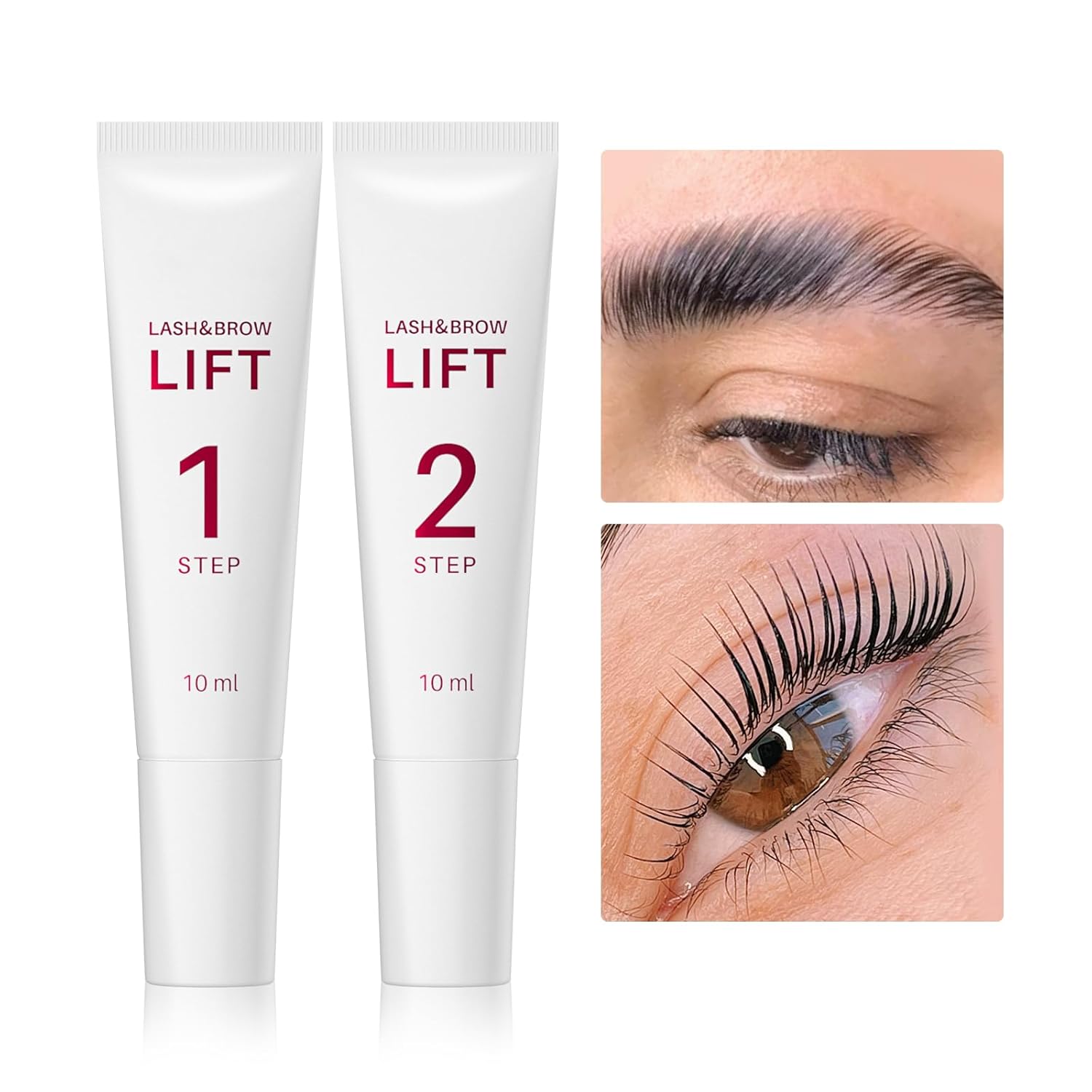 Home Eyelash Perm Kit with Brow Lamination Solution 6 Piece Set - Image 3