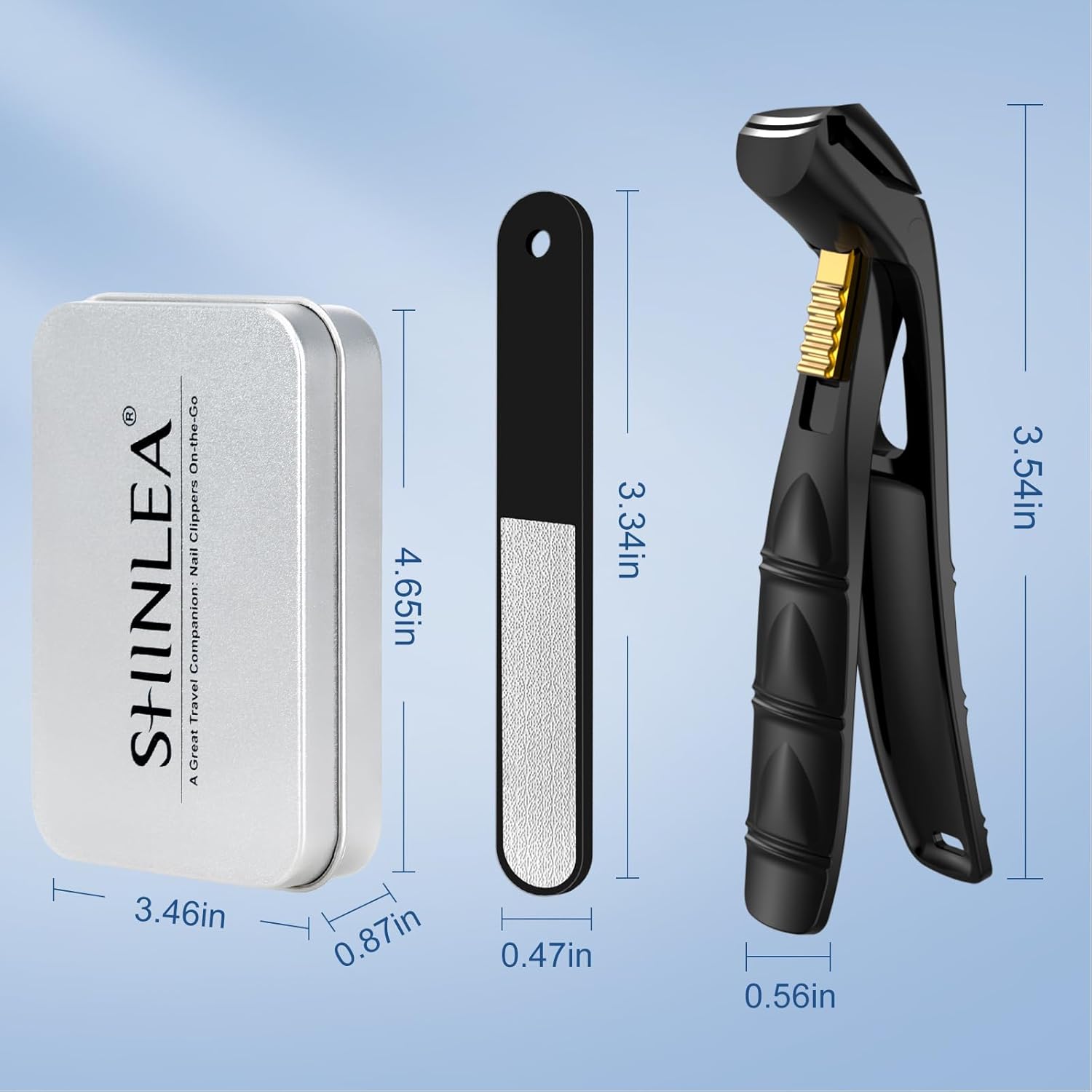 Ergonomic Nail Clippers for Seniors with Catcher, Long Handle, for Thick Nails - Image 7