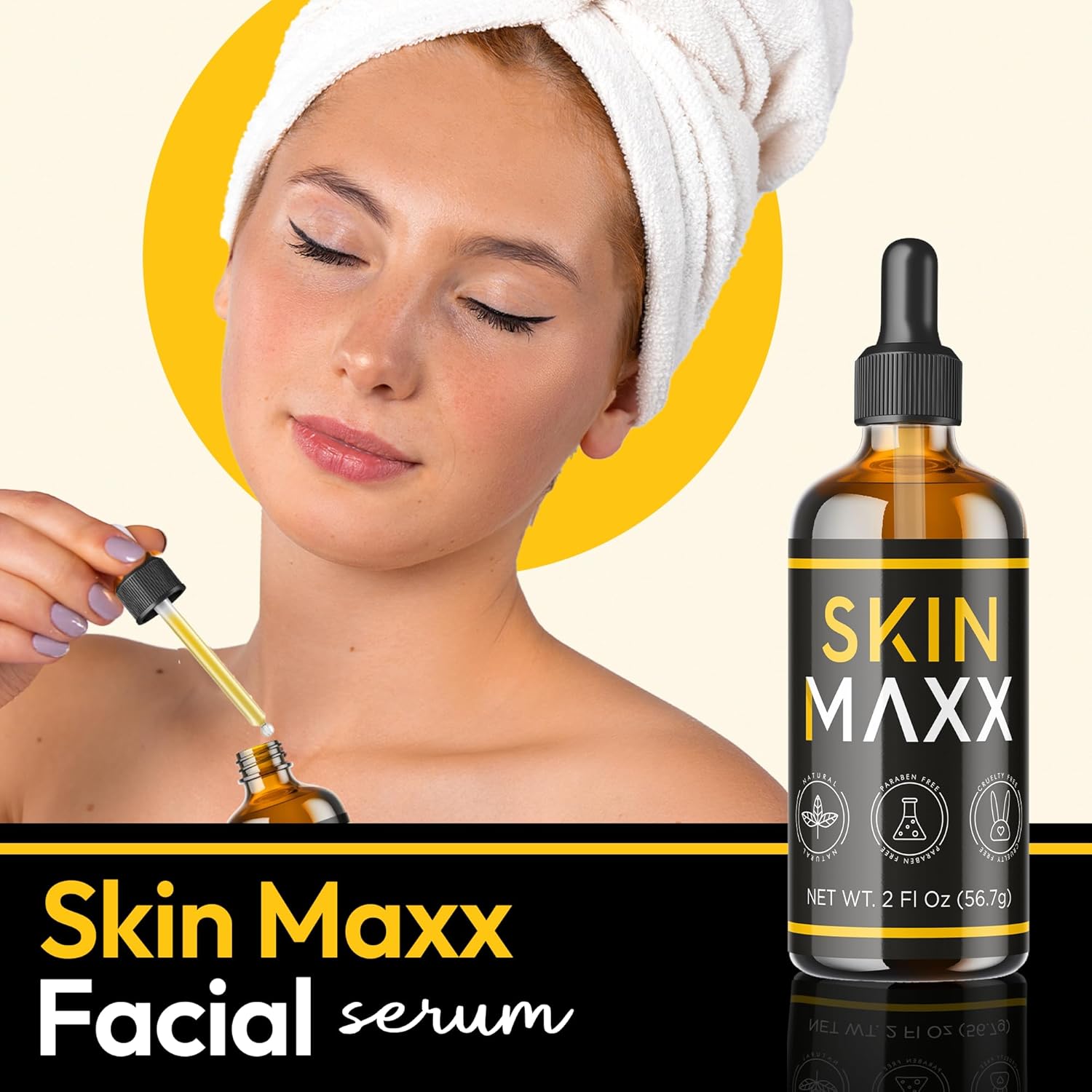 Organic Face Moisturizer with Castor, Rosehip, and Black Seed Oils 1 Fl Oz - Image 2