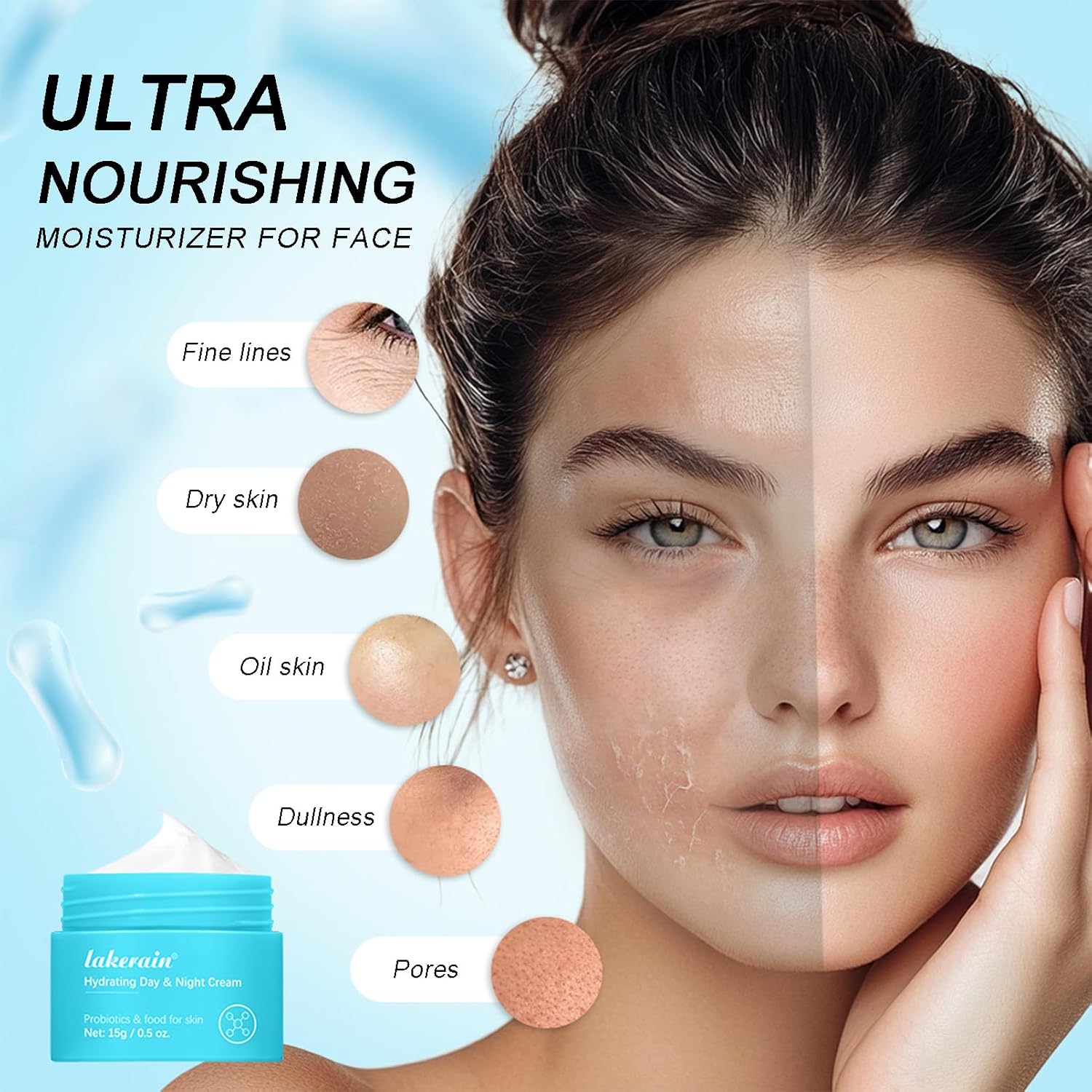 Probiotic Ultra Nourishing Daily Face Moisturizer for Women and Girls, 4 oz Size - Image 4