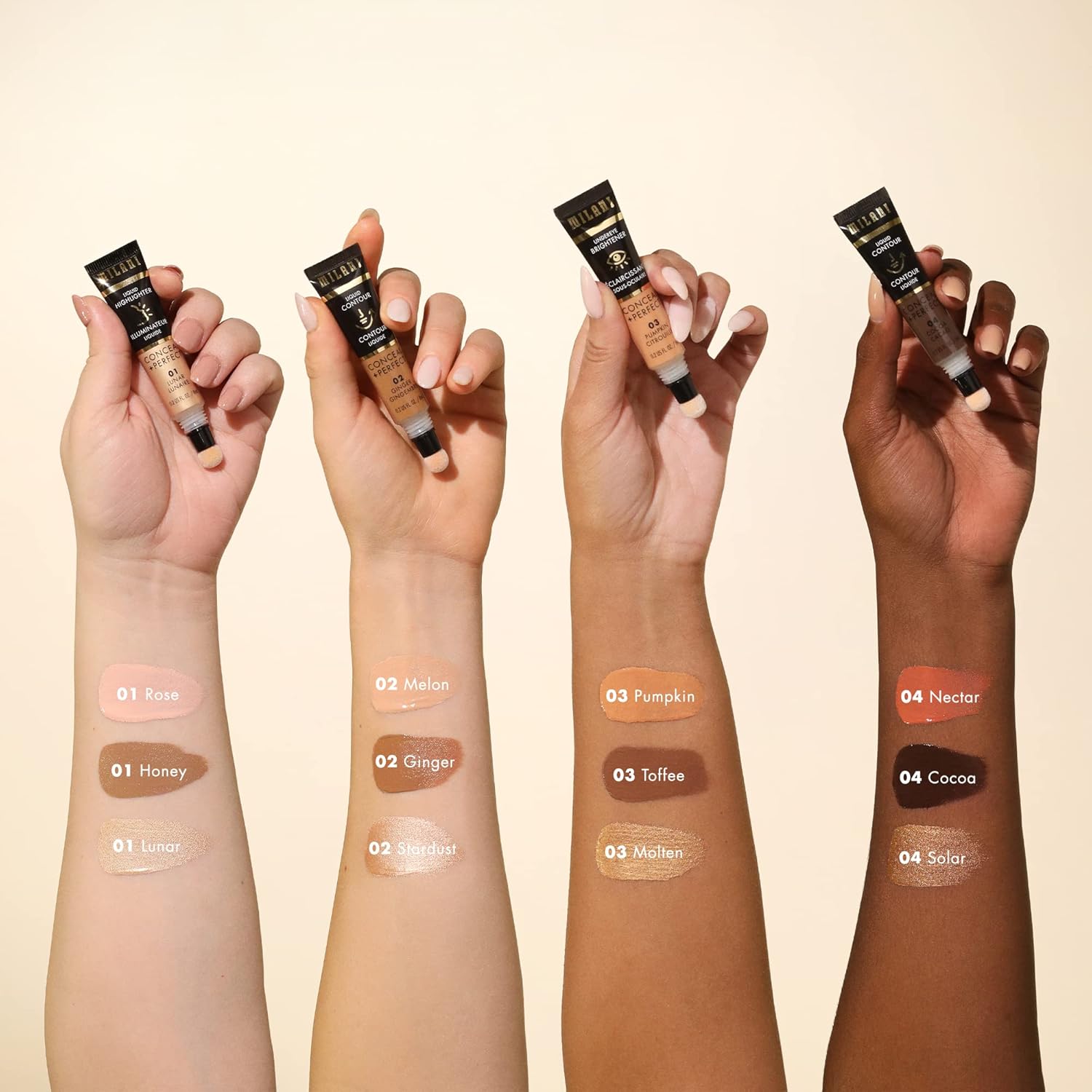 Milani Conceal + Perfect Blur Out Powder and Facelift Kit 1, 3 Piece Set - Image 5