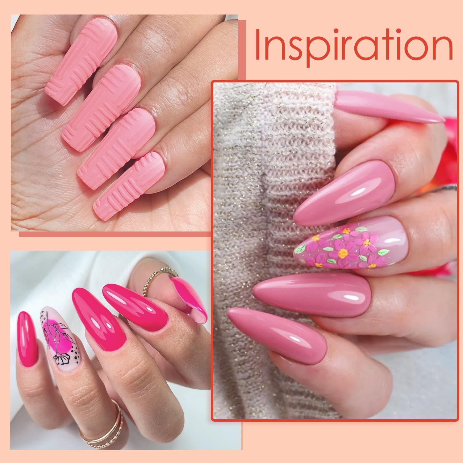 Lavender Violets 6 Color Fast Drying Dip Powder Nail Set for Nail Art - Image 3