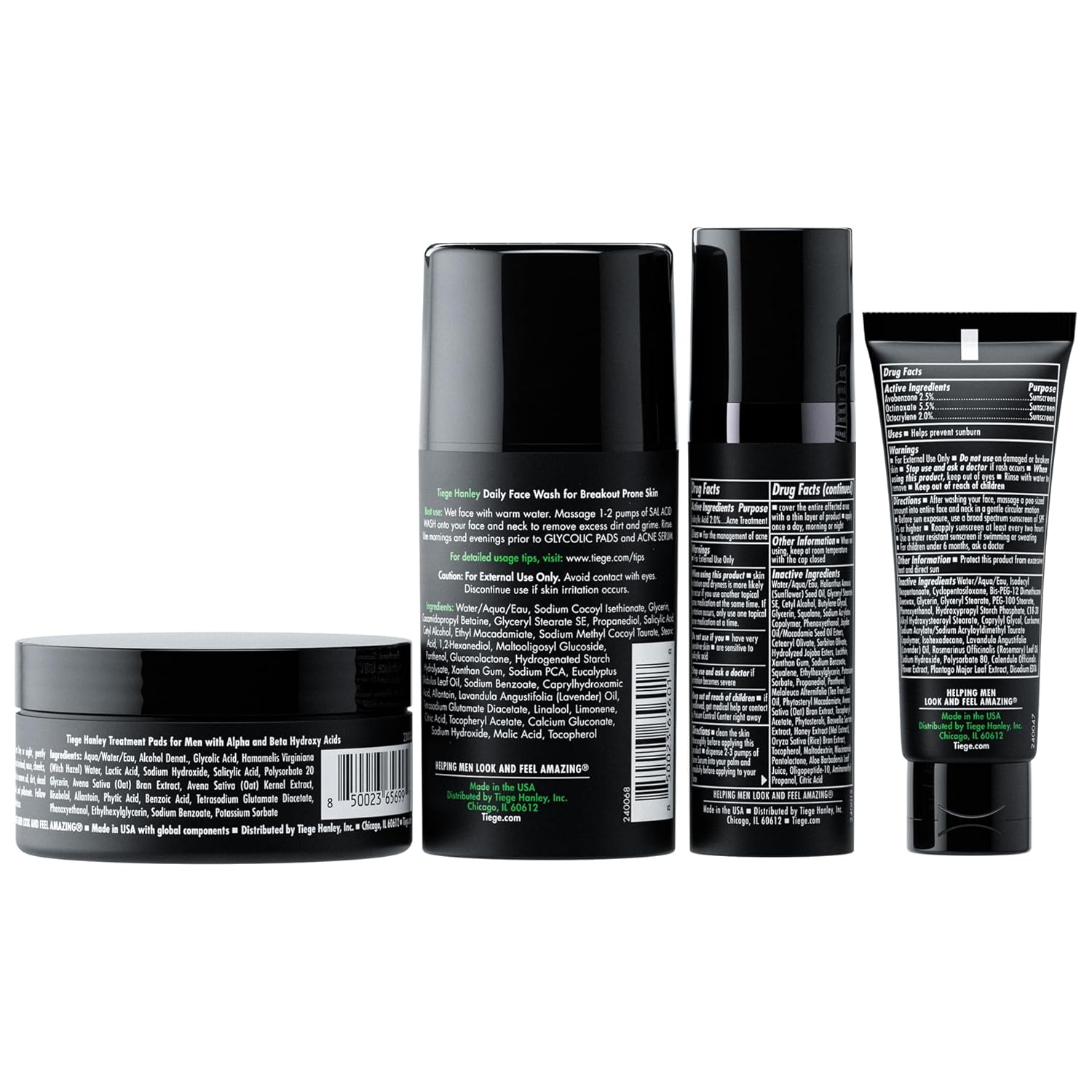 Tiege Hanley Level 2 Acne Treatment System with Salicylic Acid Wash and Serum for All Skin Types - Image 2