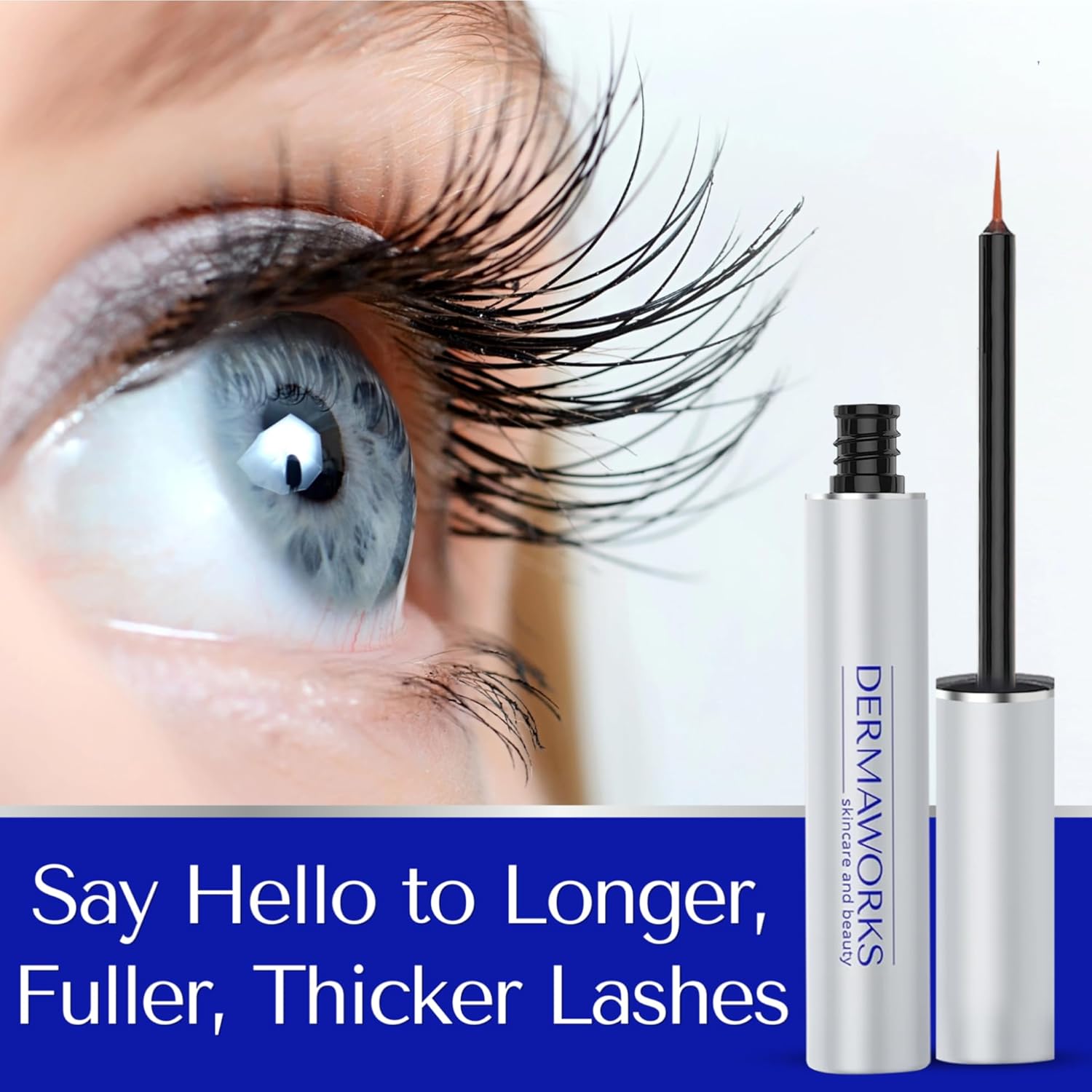 DERMAWORKS SPECTACULASH XL 10ml Rapid Lash Serum for Natural Eyelash Growth and Volume - Image 2