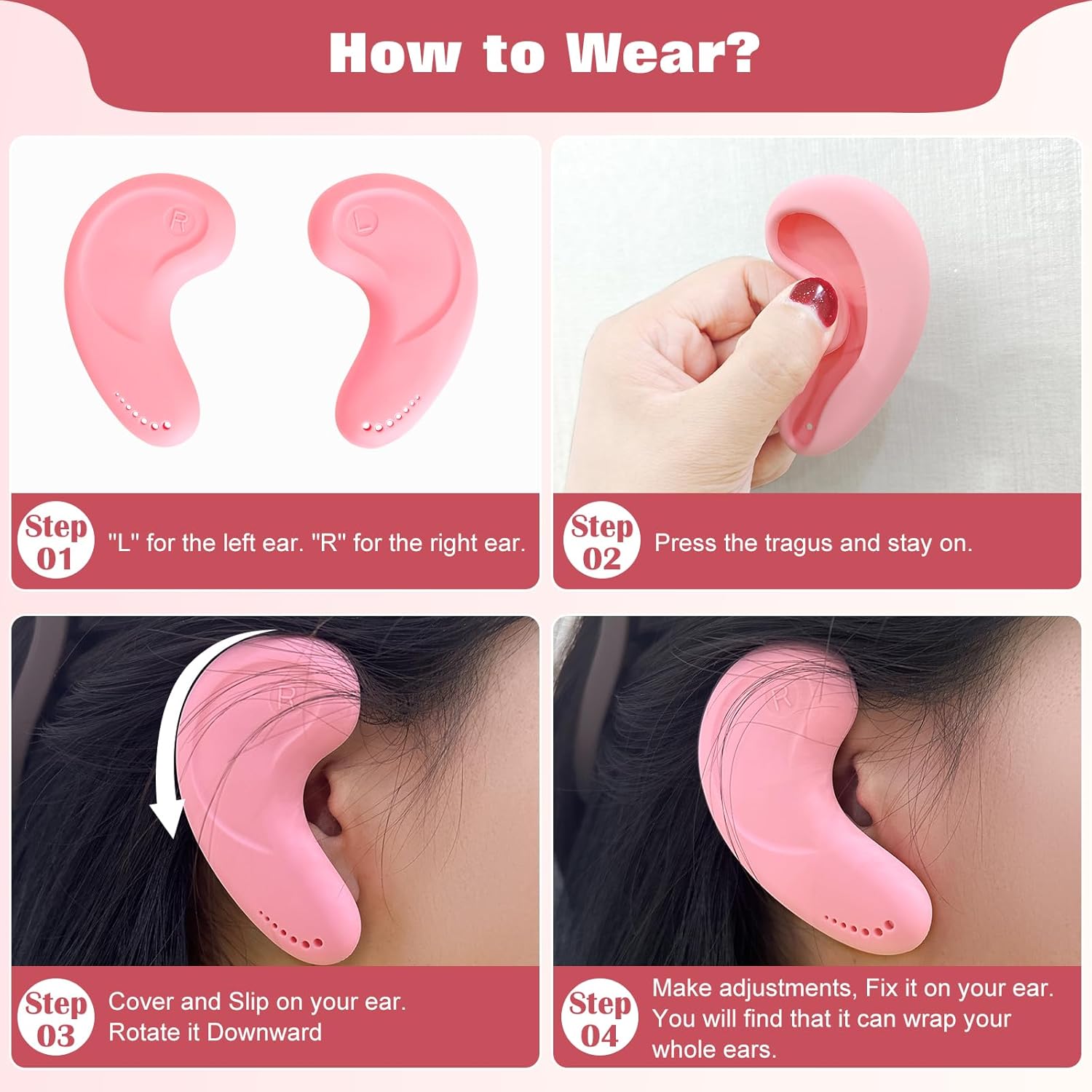 FERNIDA Silicone Ear Covers for Hair Dryer and Curling Iron, Reusable Heat Protectors for Salon and Home - Image 6