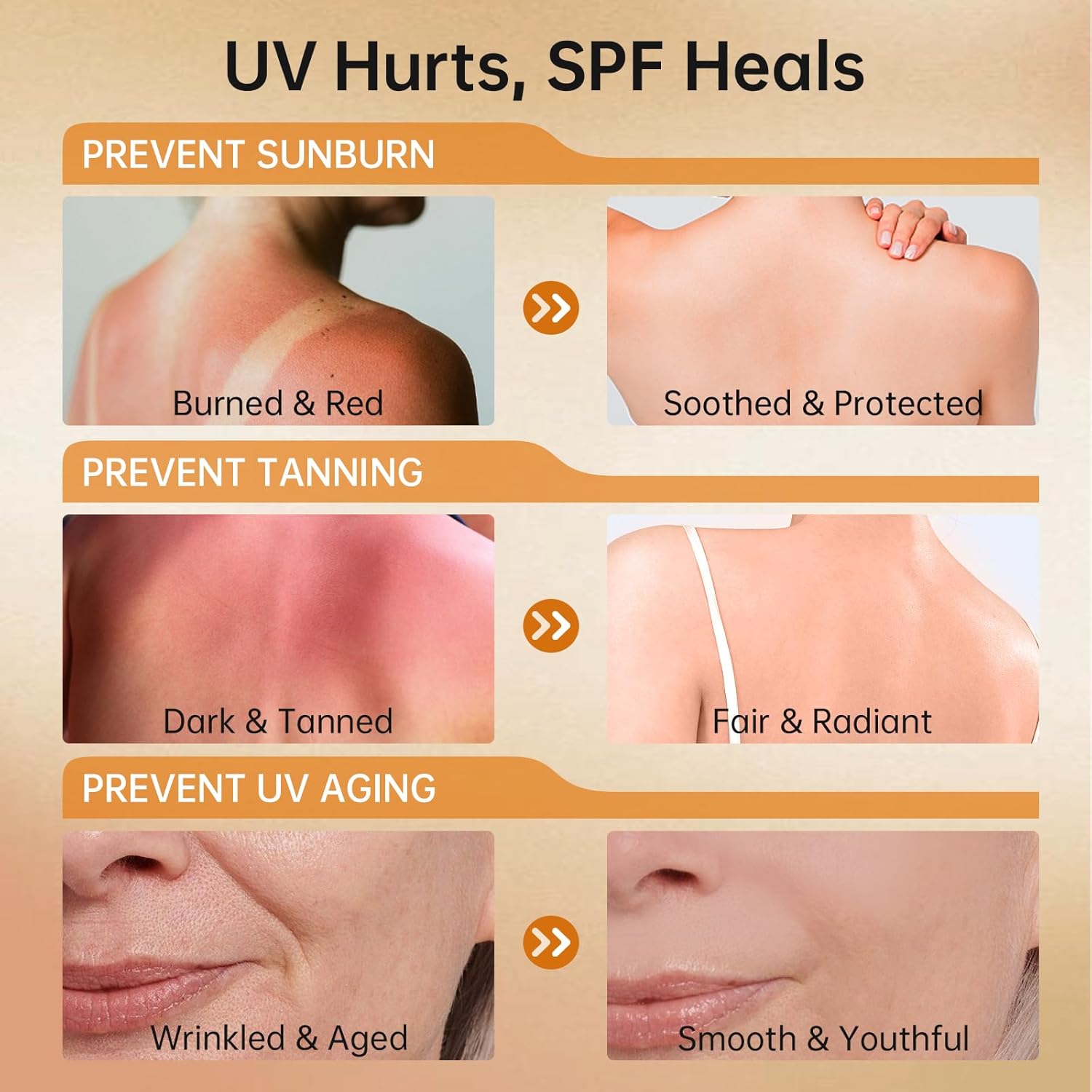 VGO Tinted Sunscreen Face SPF 50 Oil-Free Tinted Moisturizer 1.76oz No White Cast - Image 3