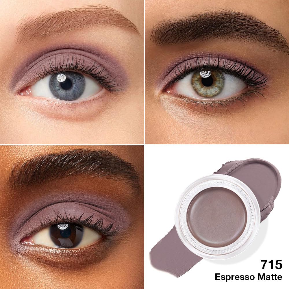 Single Cream Espresso Brown Matte Holographic Eyeshadow Palette for Mature Skin 715 - Image 3