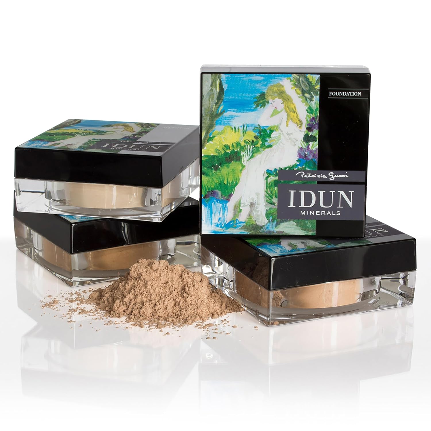 Mineral Powder Foundation Ylva 014 Longwear Lightweight Vegan 0.25 oz - Image 2