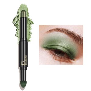 ZUK 2-in-1 Creamy Eyeshadow Stick, Matte & Shimmer Eye Shadow, High Pigmented Eye Shadow Sticks, Long Lasting Highlighter Pencil, Glitter Eyeshadow Crayon for Women, Cruelty-Free and Vegan