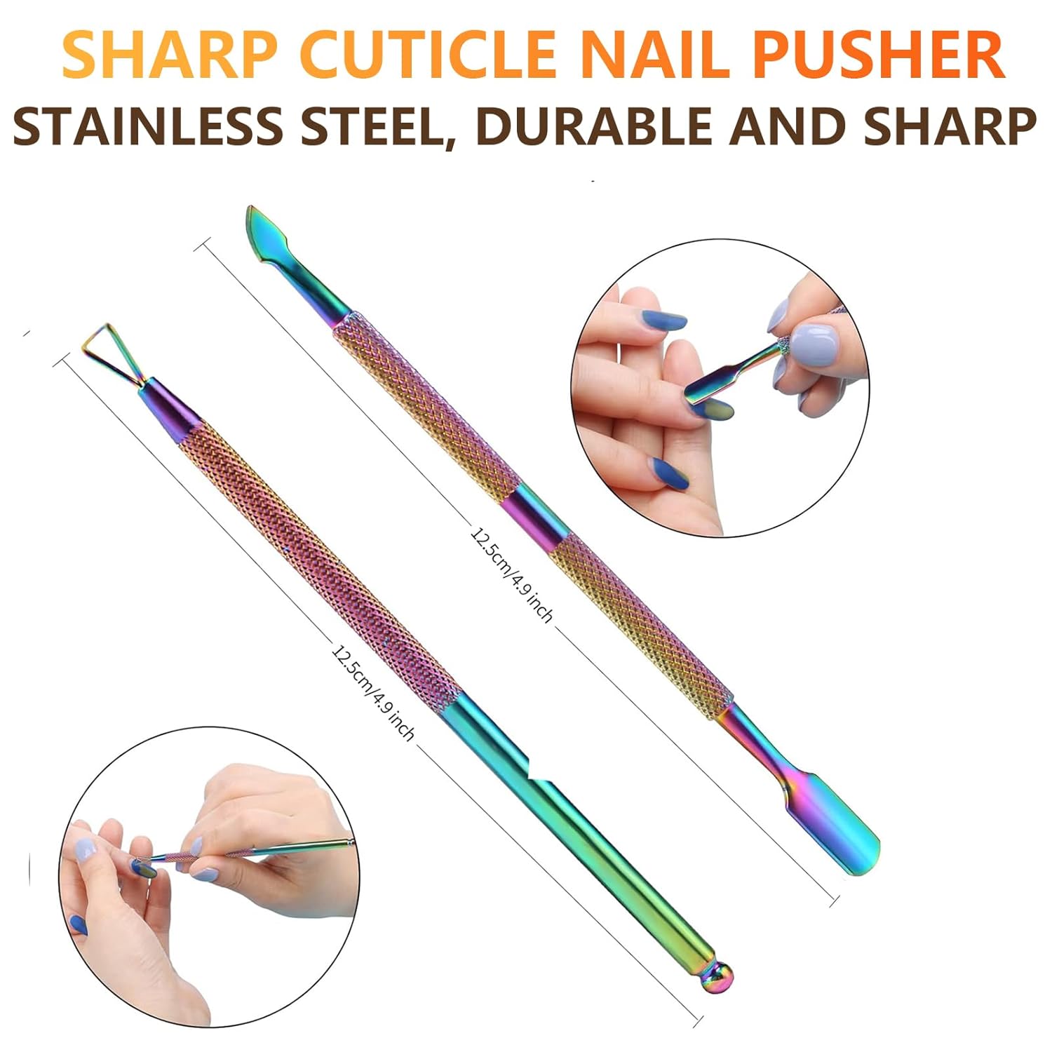 Adjustable Temperature Nail Soaking Bowl for Acrylic and Dip Gel Removal with Cuticle Pusher - Image 6