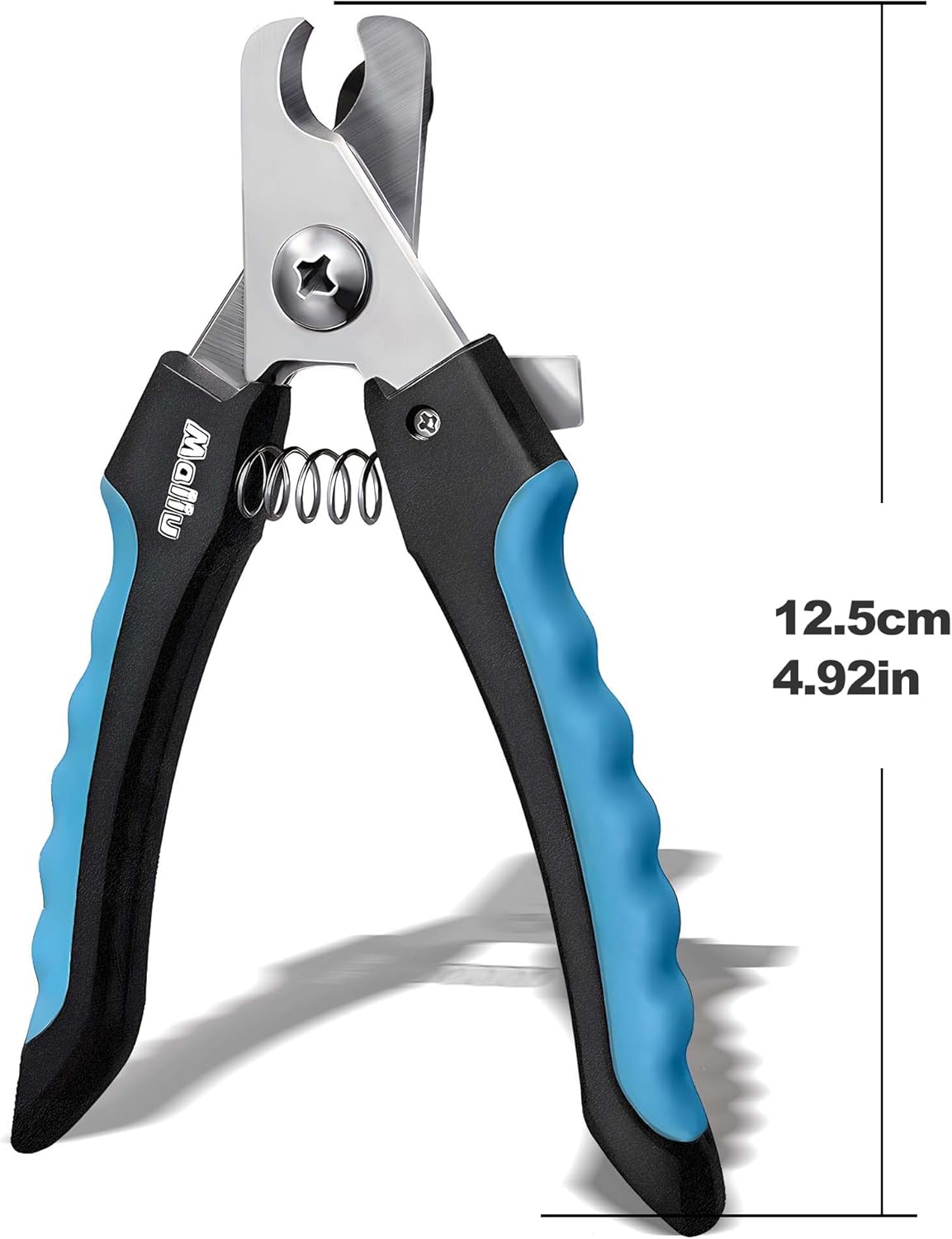 Dog & Cat Nail Clippers, Pet Nail Clipper and Trimmer with Safety Guard to Prevent Over Cutting, Grooming Razor Sharp Blades with Nail File for Small, Medium, Large Breeds, S Black Blue - Image 5