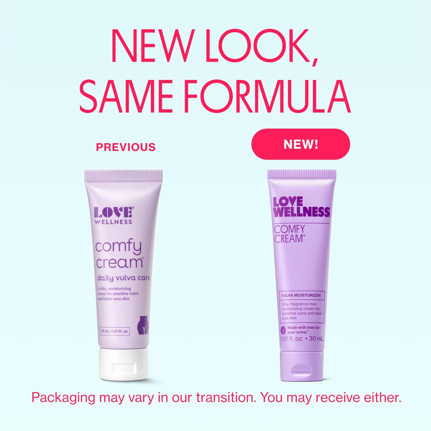 Love Wellness Comfy Cream 1.01 oz Daily Vulva Vaginal Moisturizer for Lasting Comfort - Image 2