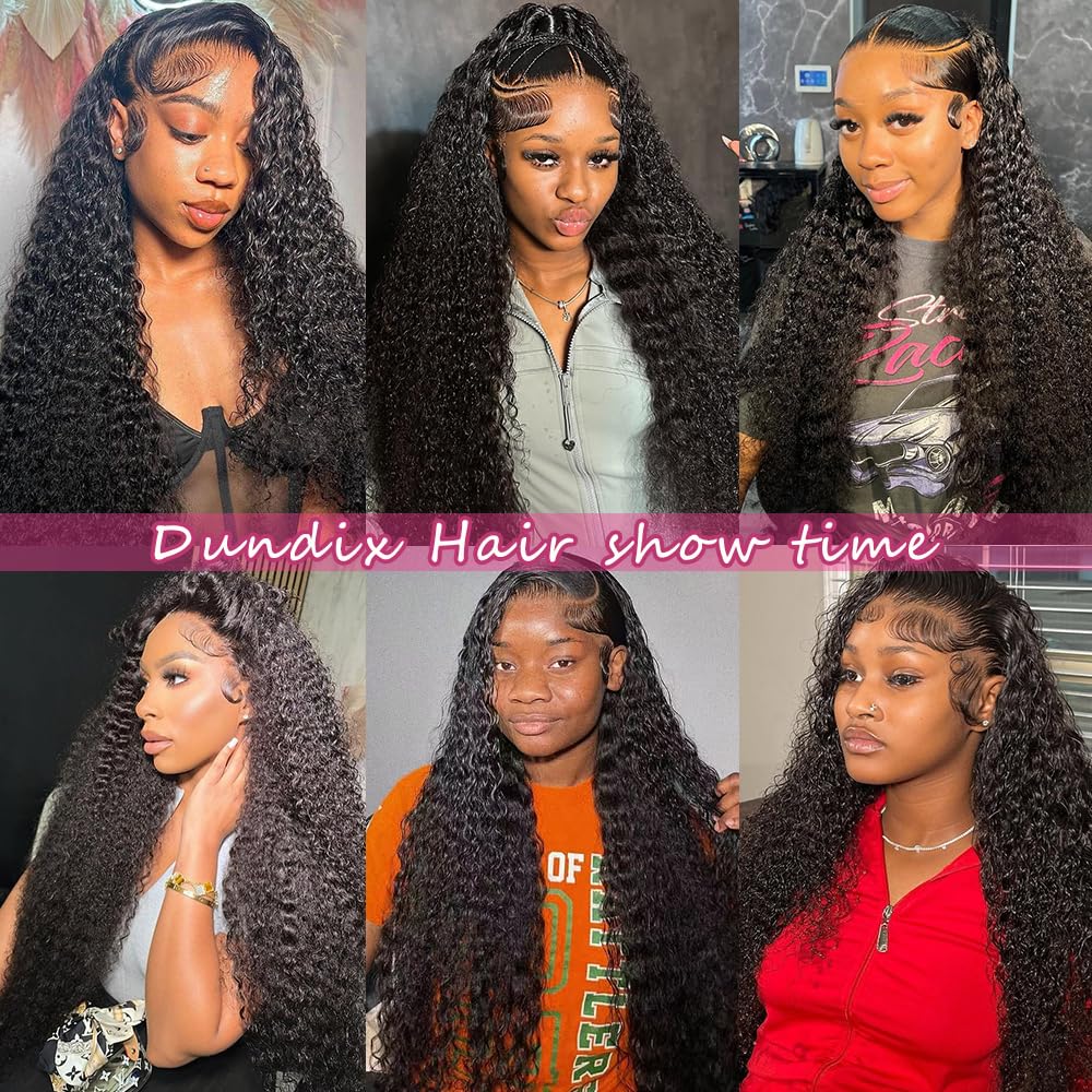 32 Inch Deep Wave HD Lace Front Human Hair Wig 13x6 Glueless Pre Plucked 200 Density - Image 6