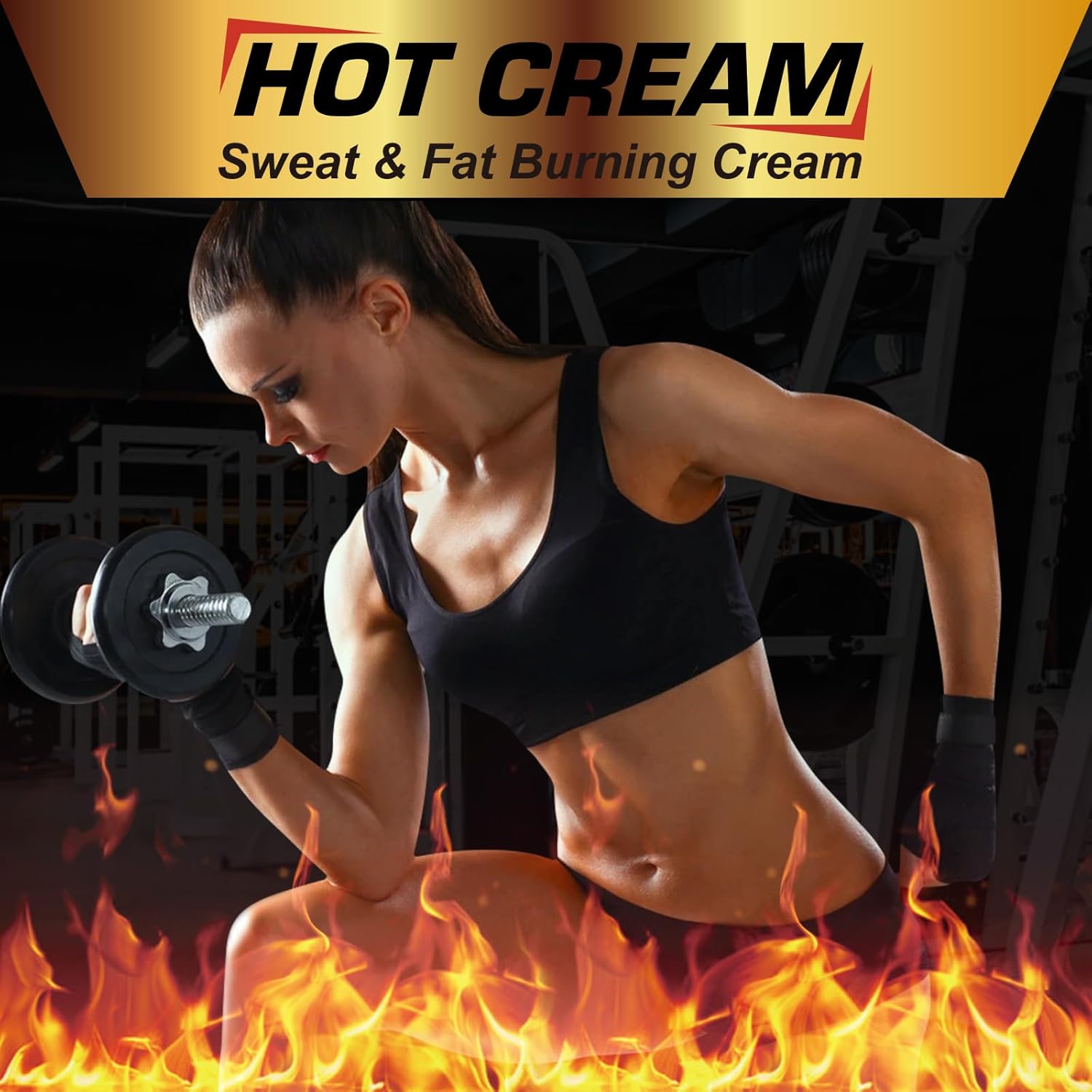 Fat Burning Cream for Belly and Thighs, Natural Sweat Enhancer, 8oz, for Men and Women - Image 5