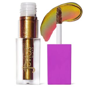 Juvia's Place Culture Duochrome Liquid Eyeshadow - Liquid Eye for Glitter & Shine, Multi-colored Eyeshadow, Sparkly Makeup for Eyes, Women's Makeup Kit Addition (Ankara)