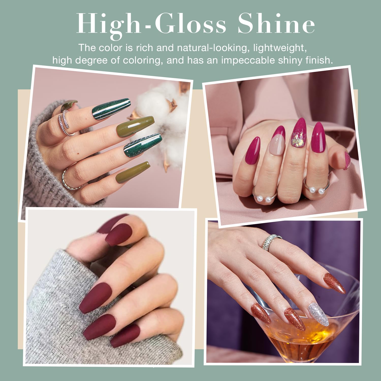 AZUREBEAUTY 170 Piece Dip Powder Nail Kit 36 Color Set with Removal Accessories - Image 6