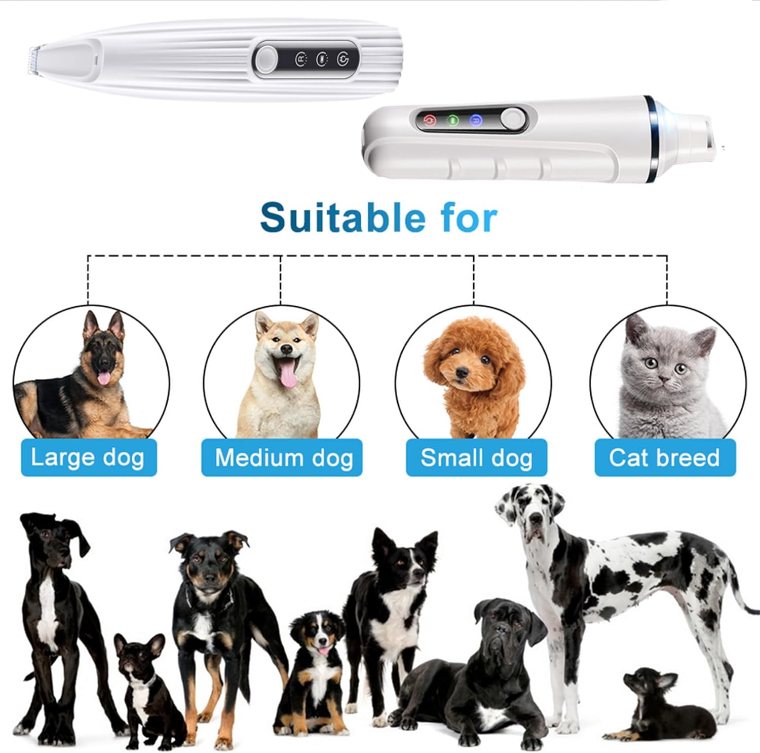 CSD Large Dog and Puppy Nail Clippers Grooming Trimmer Set - Image 2