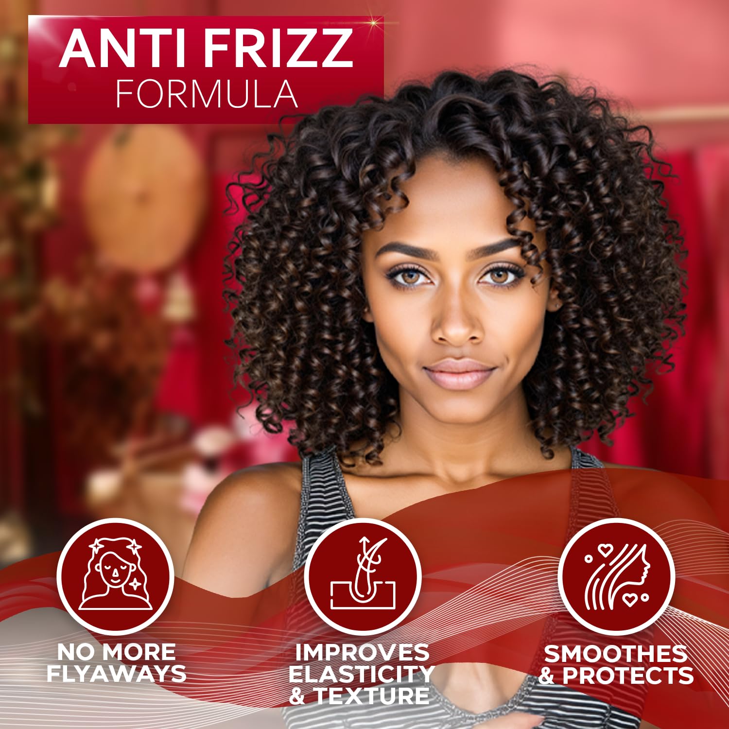 Curly Hair Leave-in Conditioner 8 oz Frizz Control Moisturizer All Hair Types - Image 7
