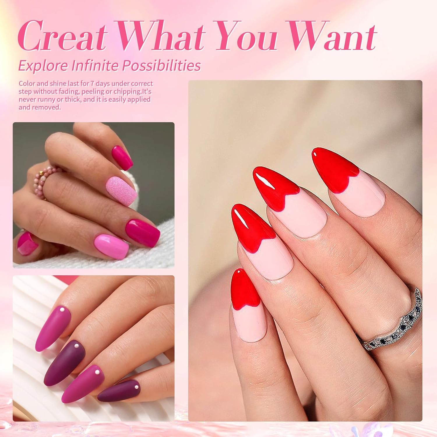 Born Pretty 15 Colors Glitter Color Changing Quick Dry Nail Polish Set - Image 6