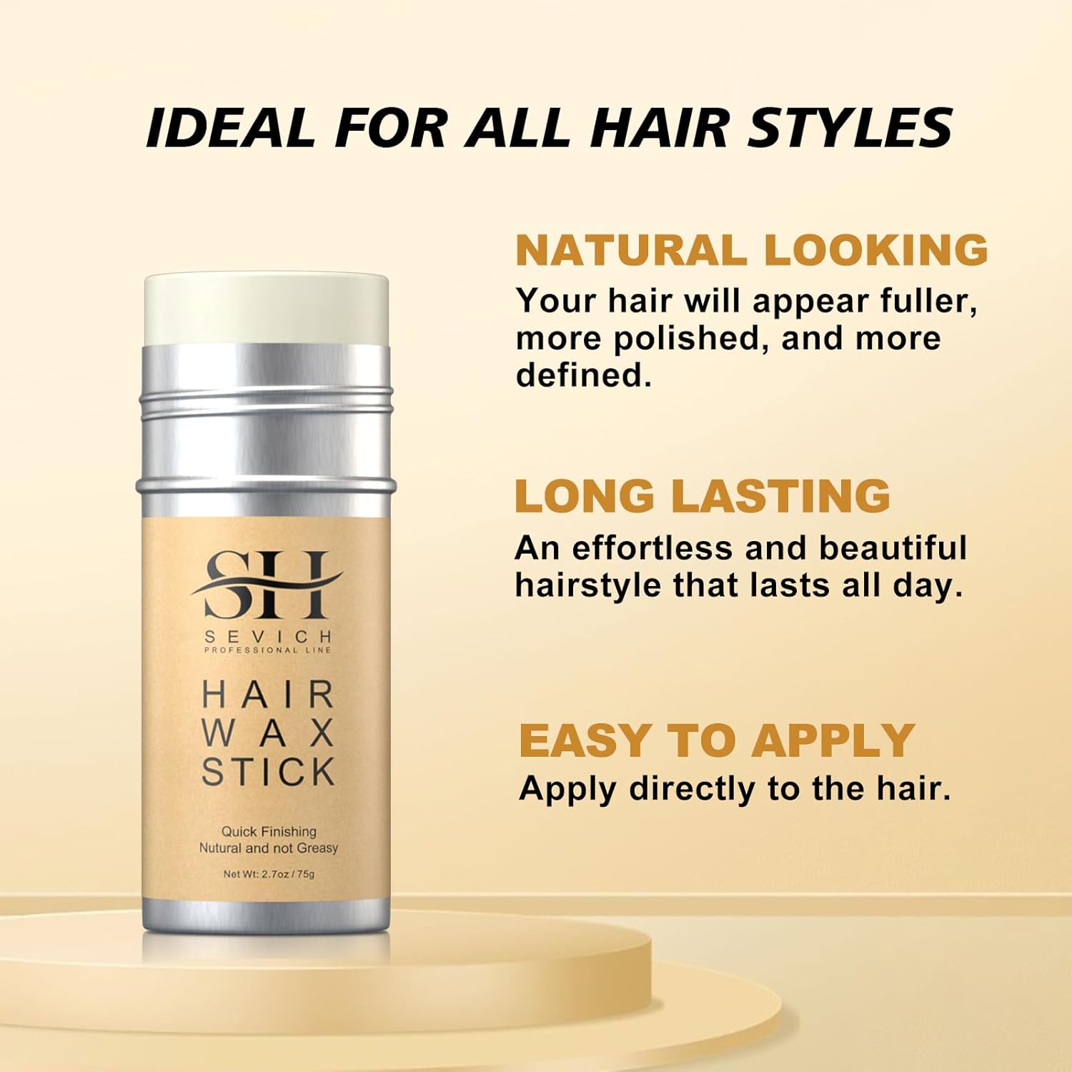 SEVICH 75g Hair Styling Wax Stick for Women and Kids 24-Hour Hold - Image 7