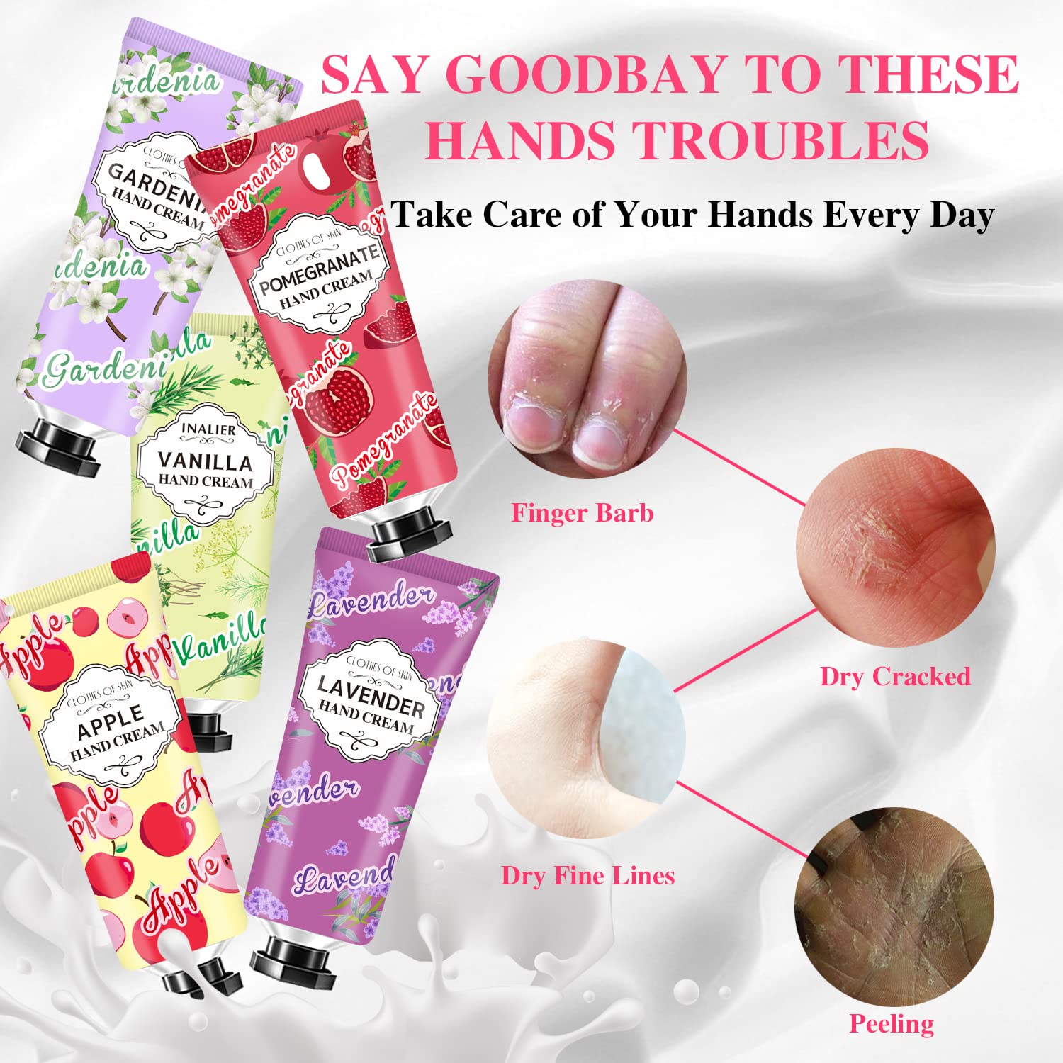 8 Piece Mini Hand Cream Gift Set Hydrating for Easter Mother's Day Appreciation - Image 7