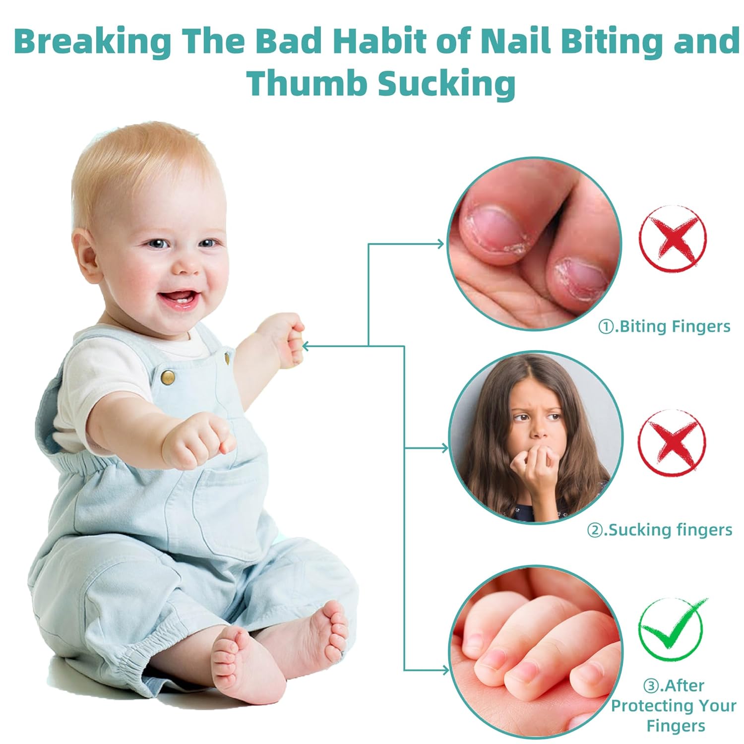 10 ml Nail Biting Treatment for Kids with Bitter Melon Extract to Prevent Biting and Repair Nails - Image 4