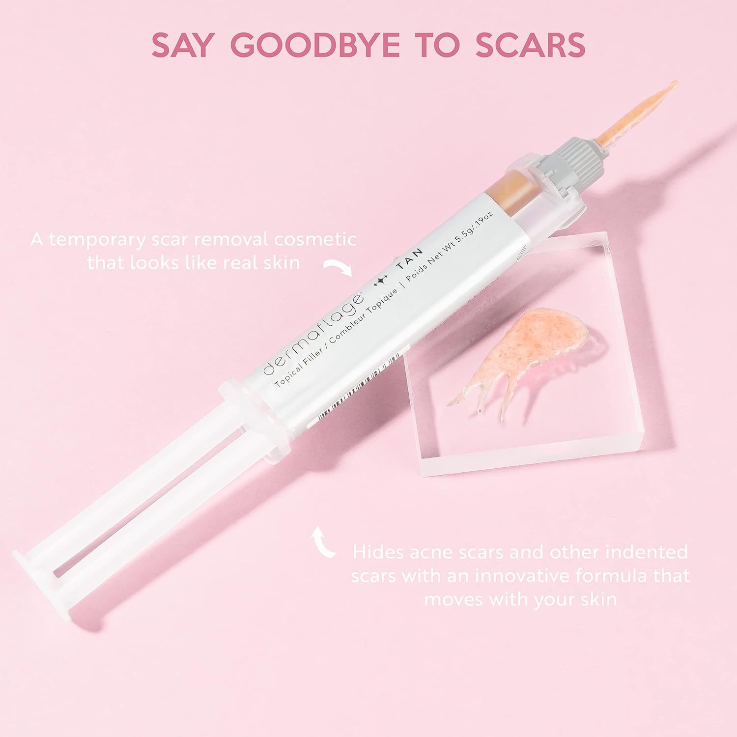 Dermaflage Medium Cool Scar Filler Kit Waterproof Concealer 1 Month Supply - Image 2