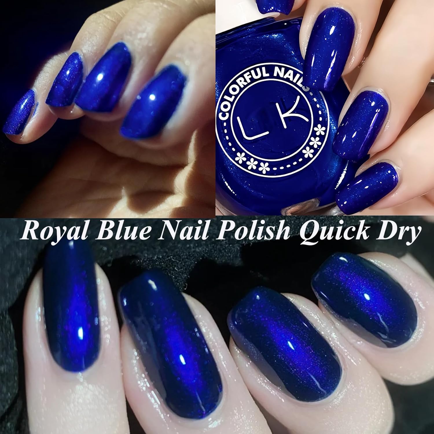 Pearl Blue Nail Polish 13ML - Quick Dry, Long Lasting, No UV - Image 4