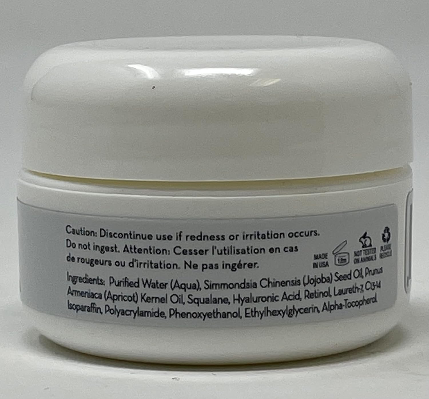 Retinol Face and Eye Cream 3% Blend with Hyaluronic Acid Jojoba Oil 1.7 oz - Image 8