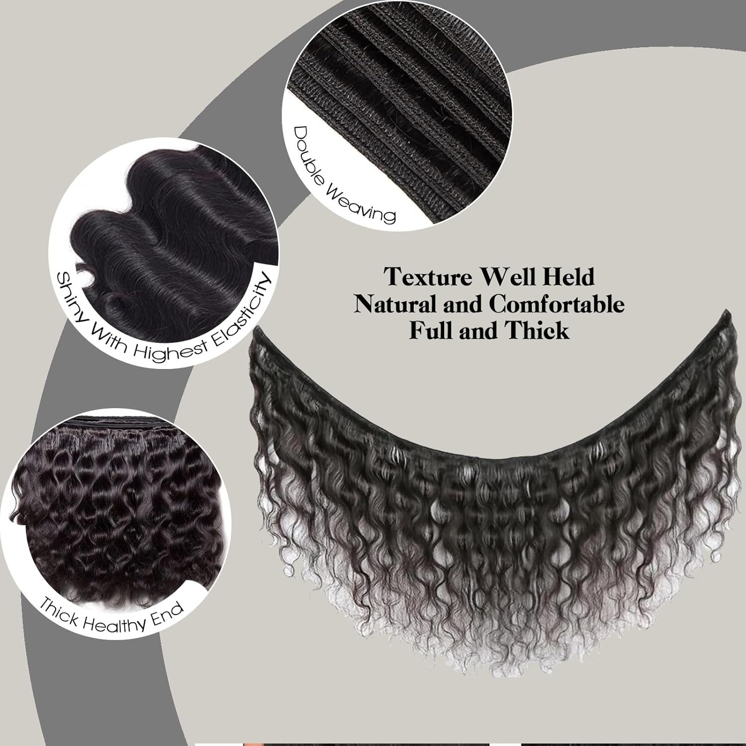 12A Body Wave Human Hair Bundles with HD Lace Frontal Closure, 20 Inches - Image 8