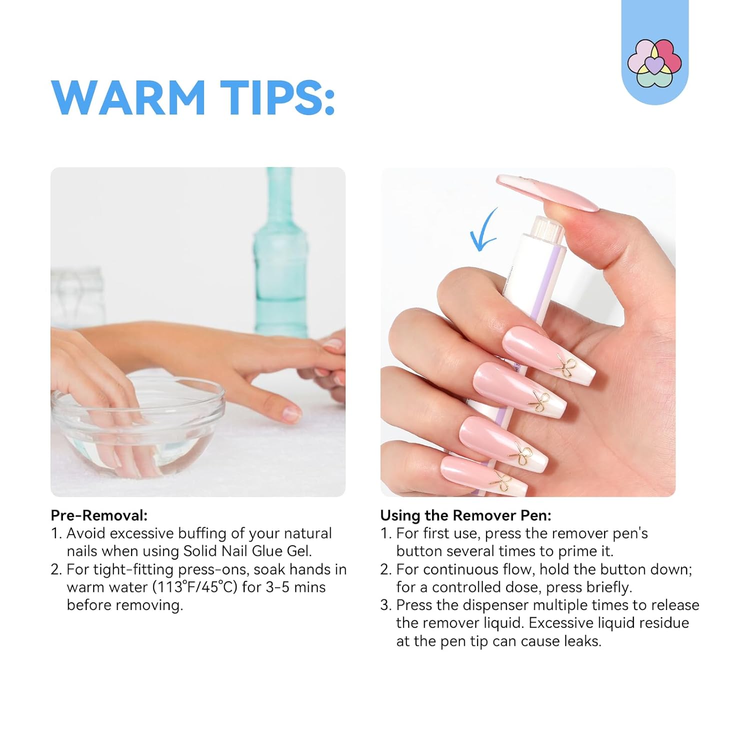 SAVILAND 10s Solid Nail Glue Remover Pen with Vitamin E and Castor Oil for Press On Nails - Image 9