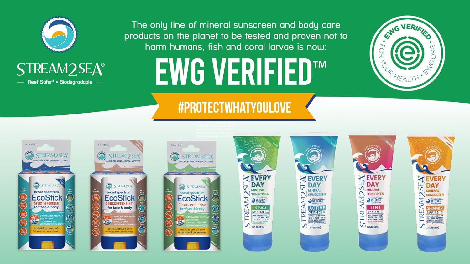 SPF 45 Tinted Mineral Sunscreen 2.5 Fl Oz Biodegradable, Paraben Free, Reef Safe, Non-Greasy Formula - Image 3