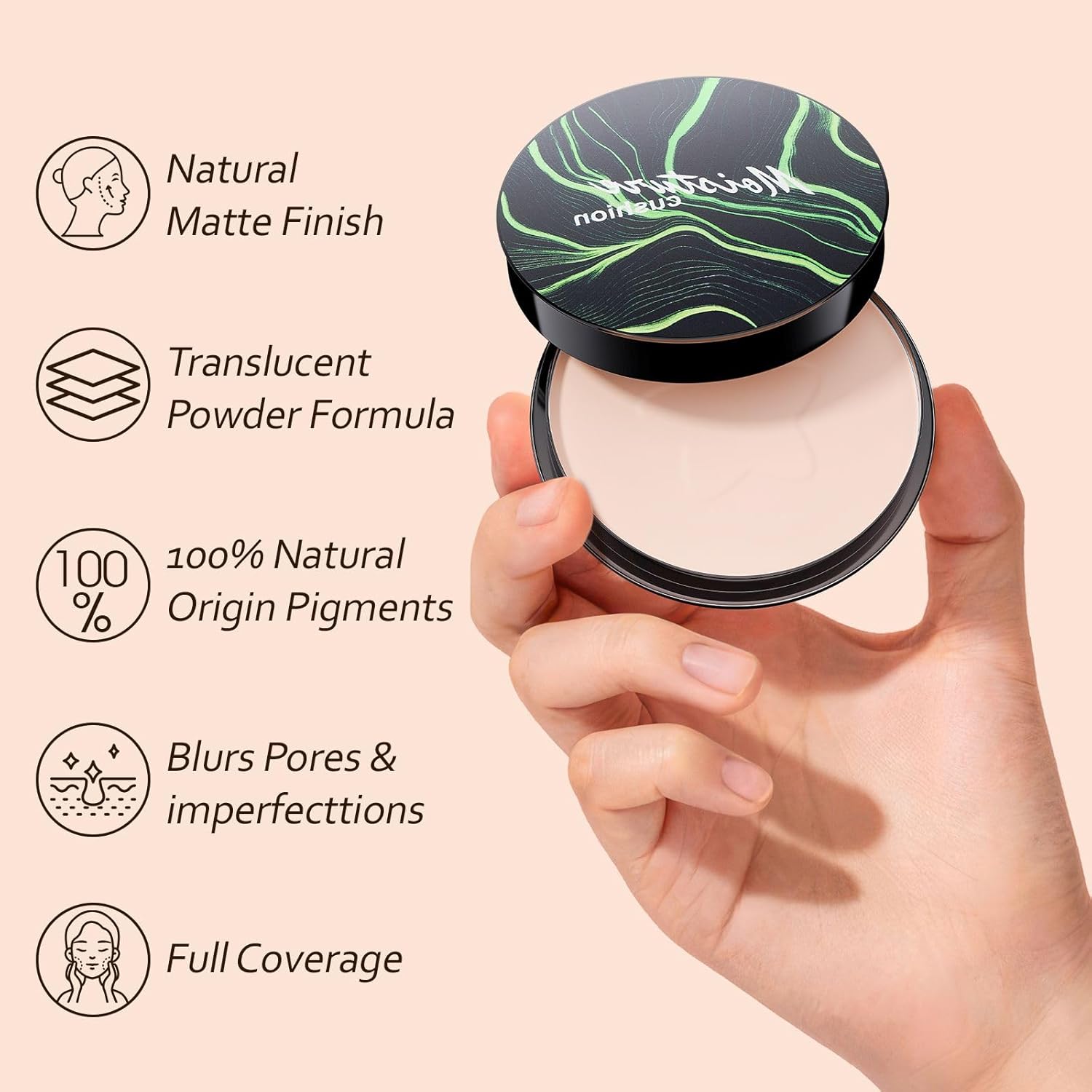 Mushroom Head Air Cushion CC Cream and Setting Powder Makeup Set for All Skin Types - Image 8