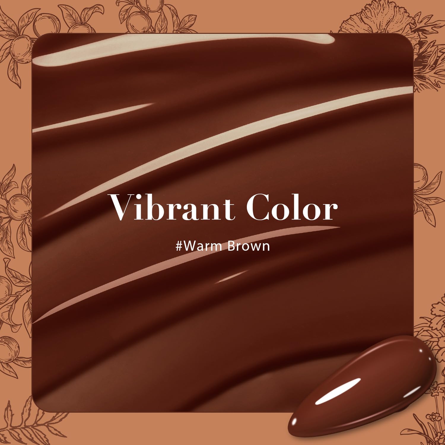 AZUREBEAUTY Quick Dry Brown Nail Polish 0.34 fl oz Salon-Quality for Fall Collection - Image 4