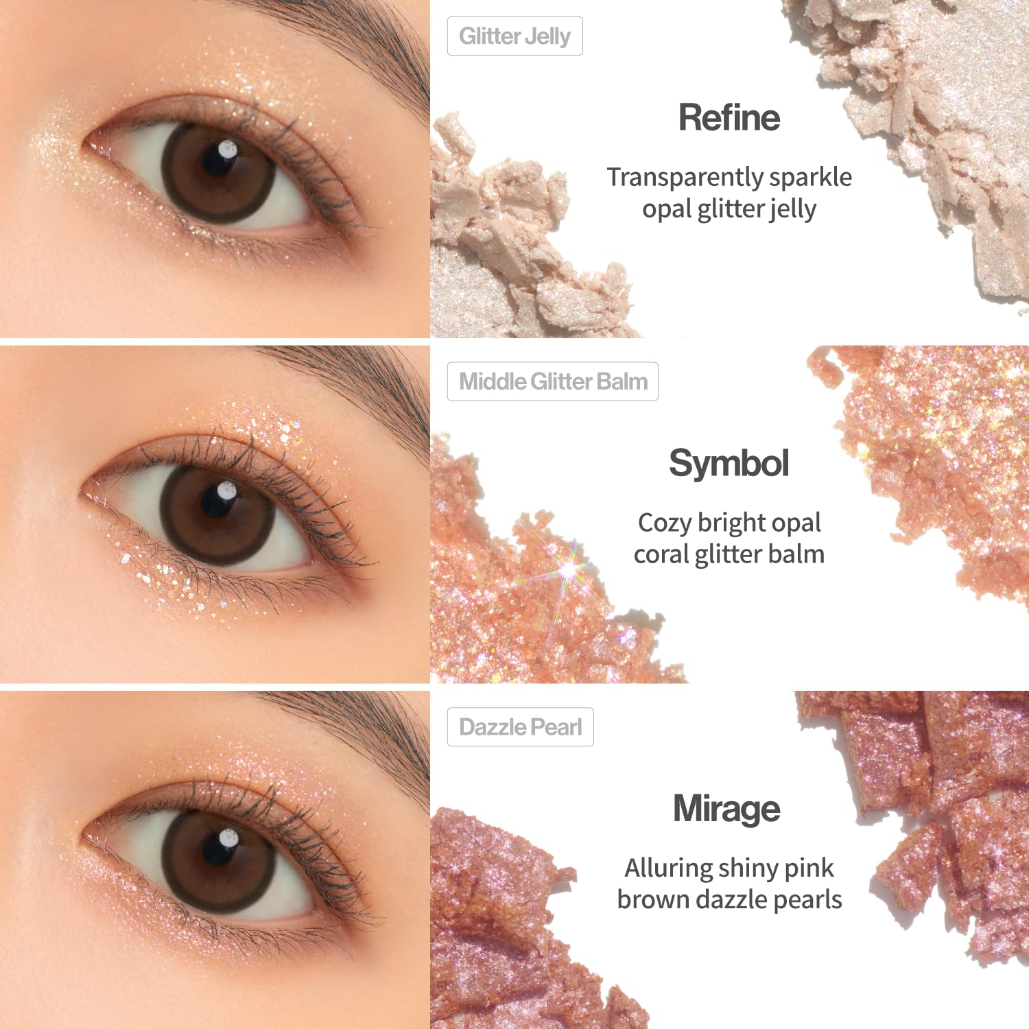 UNLEASHIA Glitterpedia Eye Shadow Palette NO1, 12 Shades Shimmer for All Eye Colors - Image 6