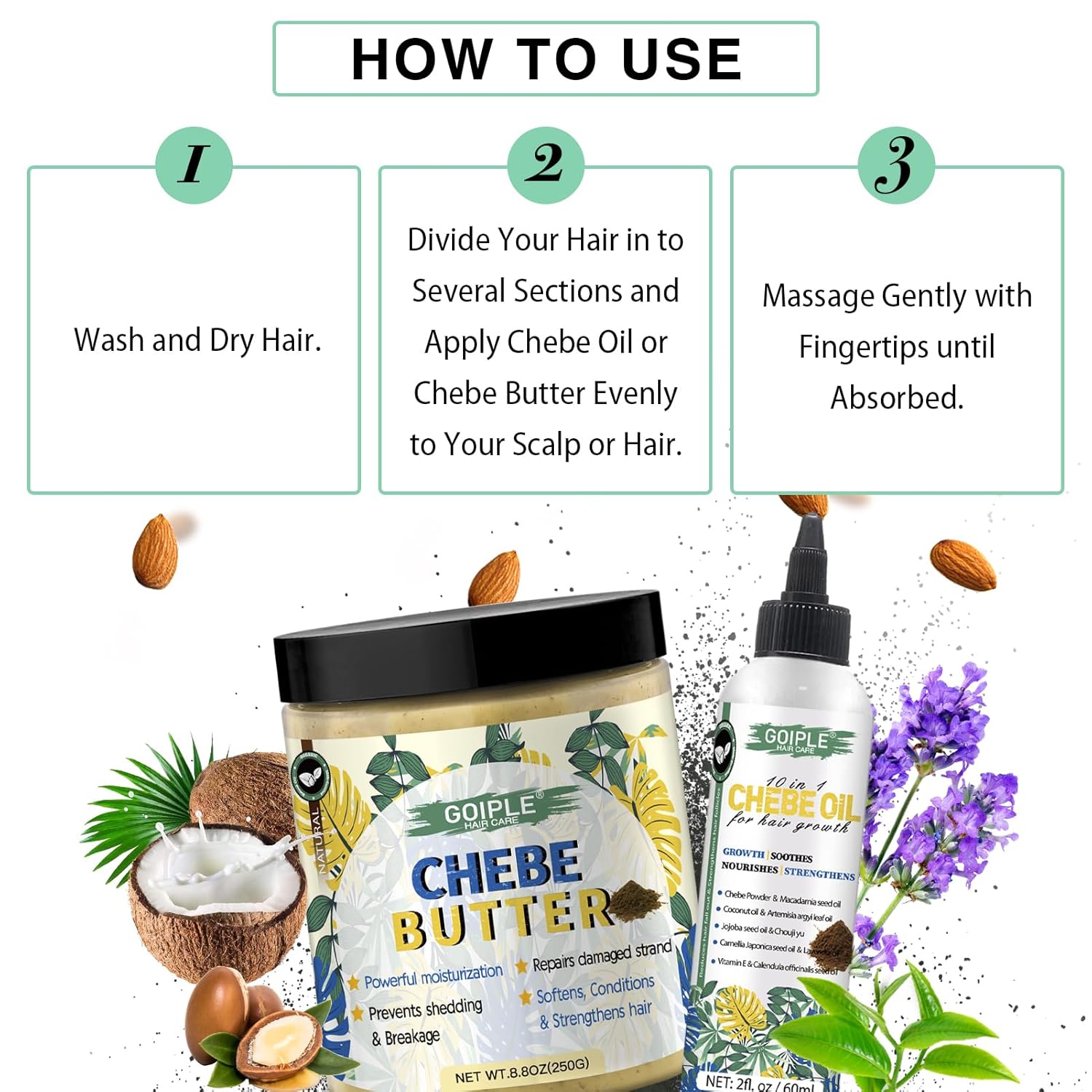 4 oz Chebe Hair Growth Oil and Butter for Deep Moisturization All Hair Types - Image 7