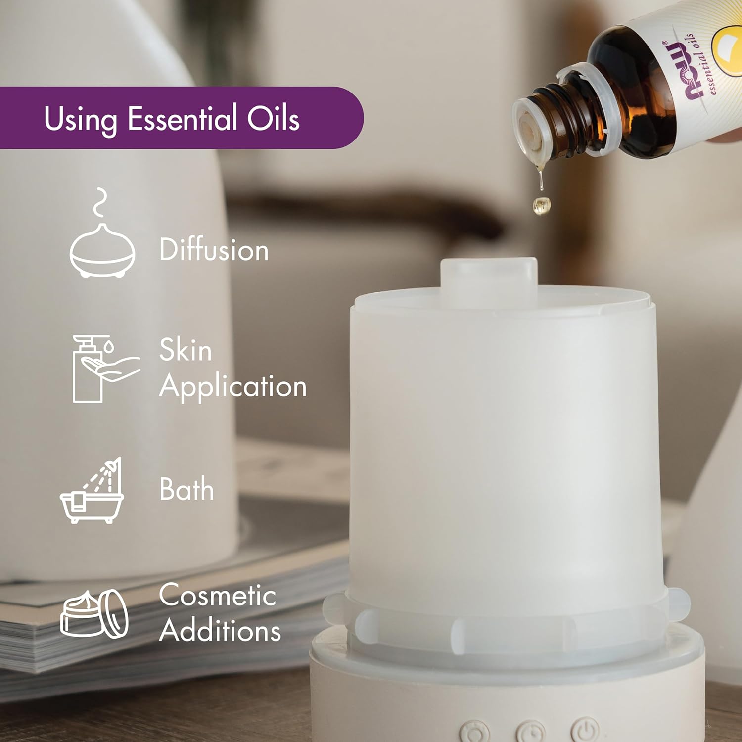 NOW Essential Oils Smiles for Miles Aromatherapy Blend 1-Ounce Vegan Refreshing Scent - Image 4
