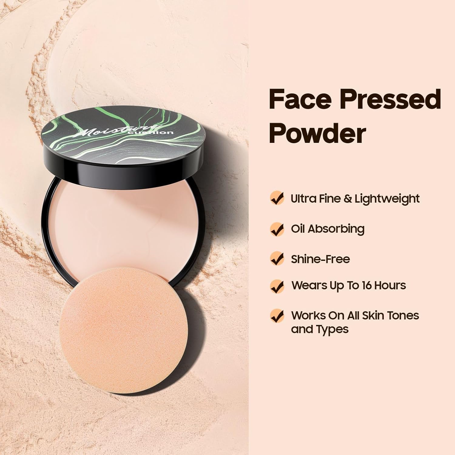 Mushroom Head Air Cushion CC Cream and Setting Powder Makeup Set for All Skin Types - Image 7