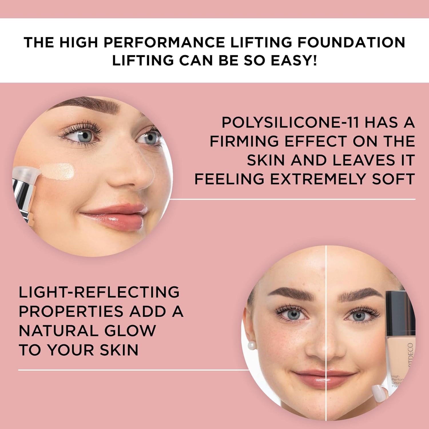 ARTDECO Reflecting Shell N°12 High Performance Lifting Foundation 1.05 Fl Oz Vegan Reduces Wrinkles Soft Matte - Image 5
