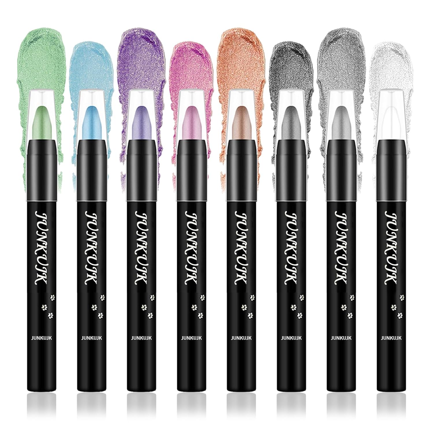 8PCS Cream Eyeshadow Sticks Set, Blendable Matte Eye Pencil, High Pigmented Crayon Makeup Kit, Waterproof Long Lasting Professional Shadow Stick for Women